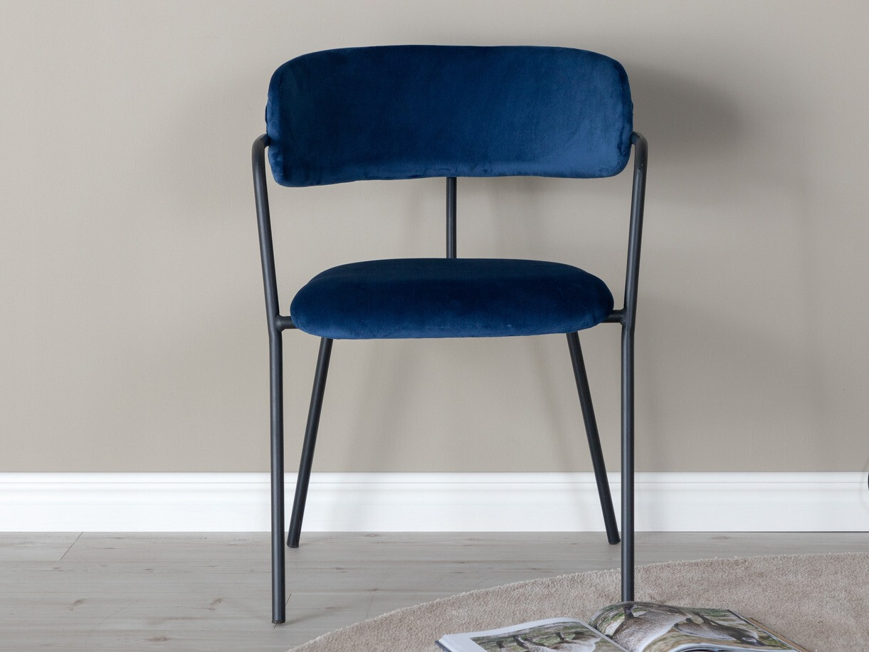 Cadeira Dallas 108 (Azul + Preto)