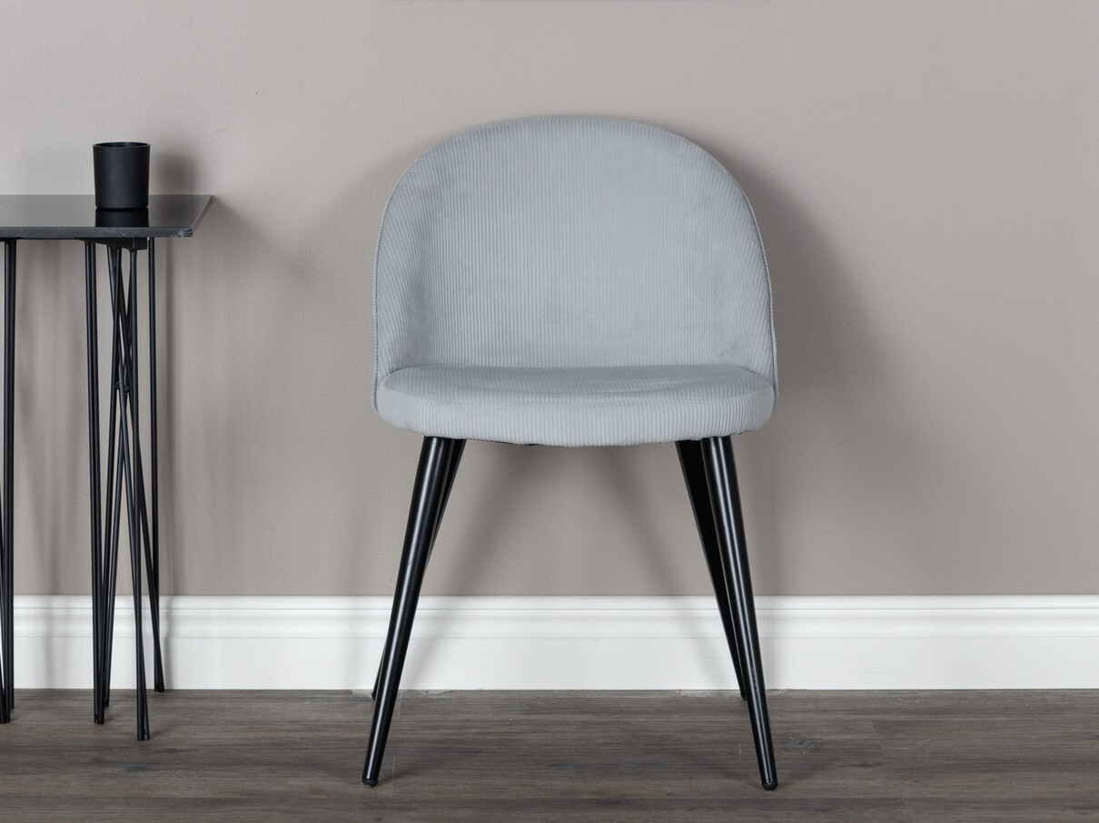 Cadeira Dallas 136 (Cinzento + Preto)