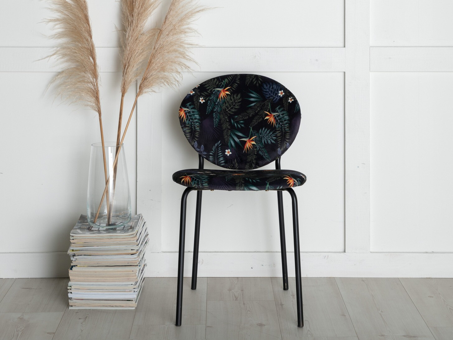 Cadeira Dallas 167 (Padrão florido)