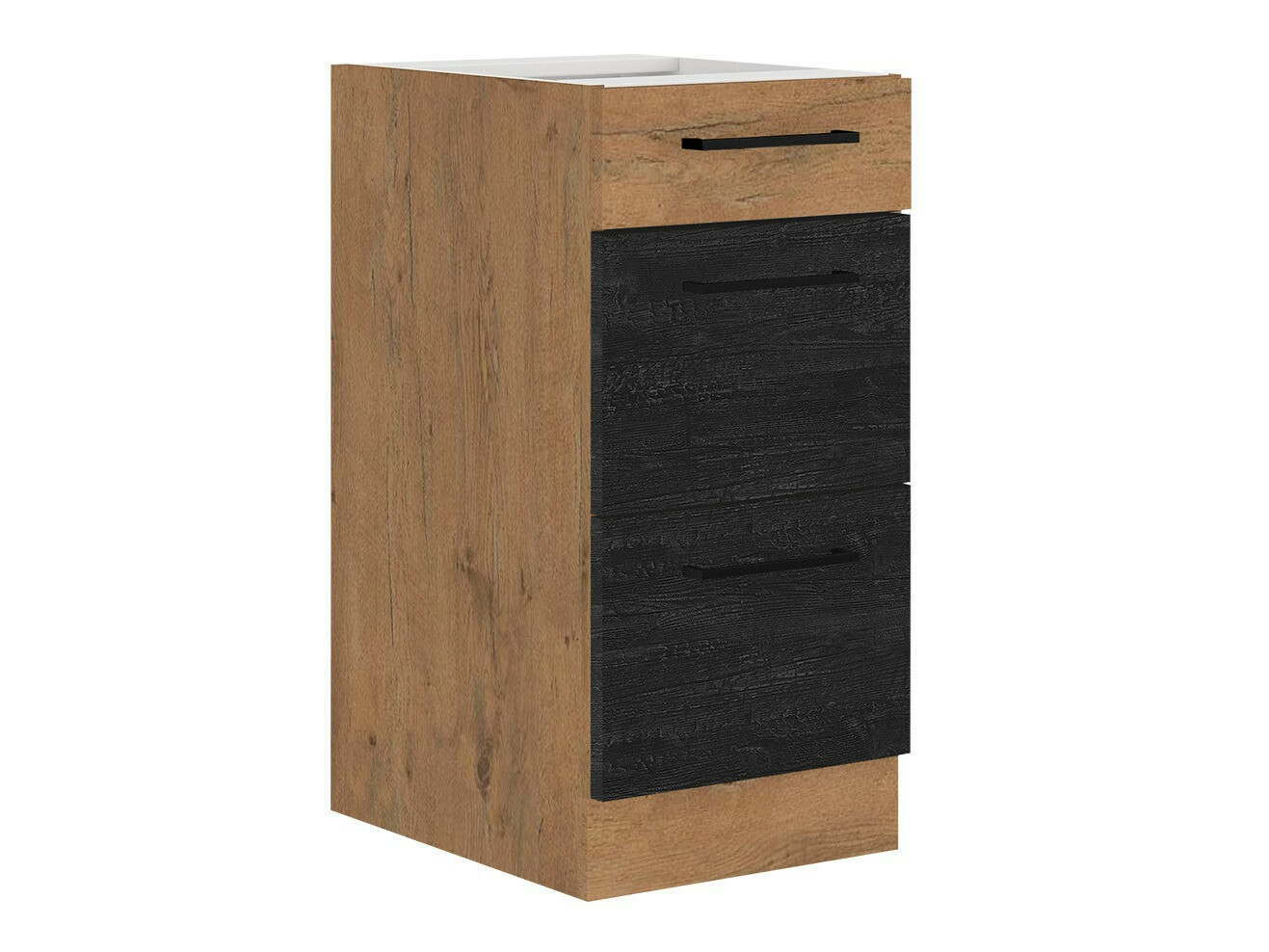 Armário modular com gavetas Wood Dark 133