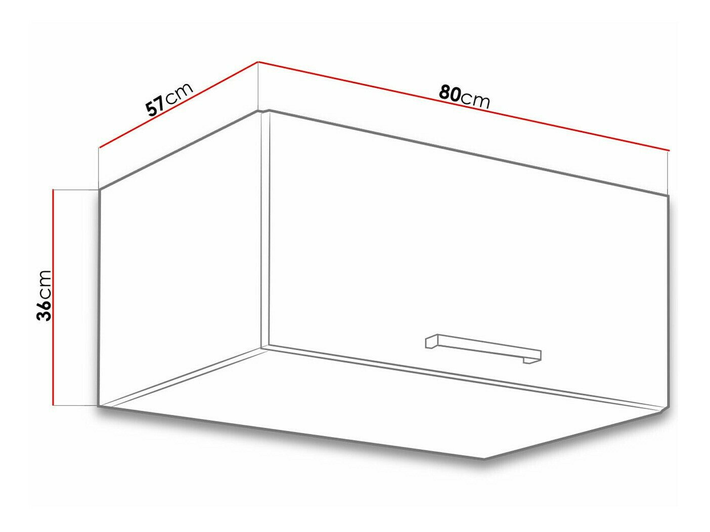 Armário modular de parede Wood Dark 132