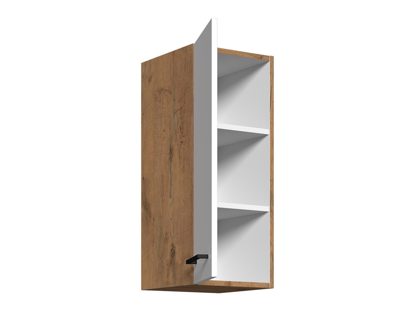 Armário modular suspenso Wood Dark 134