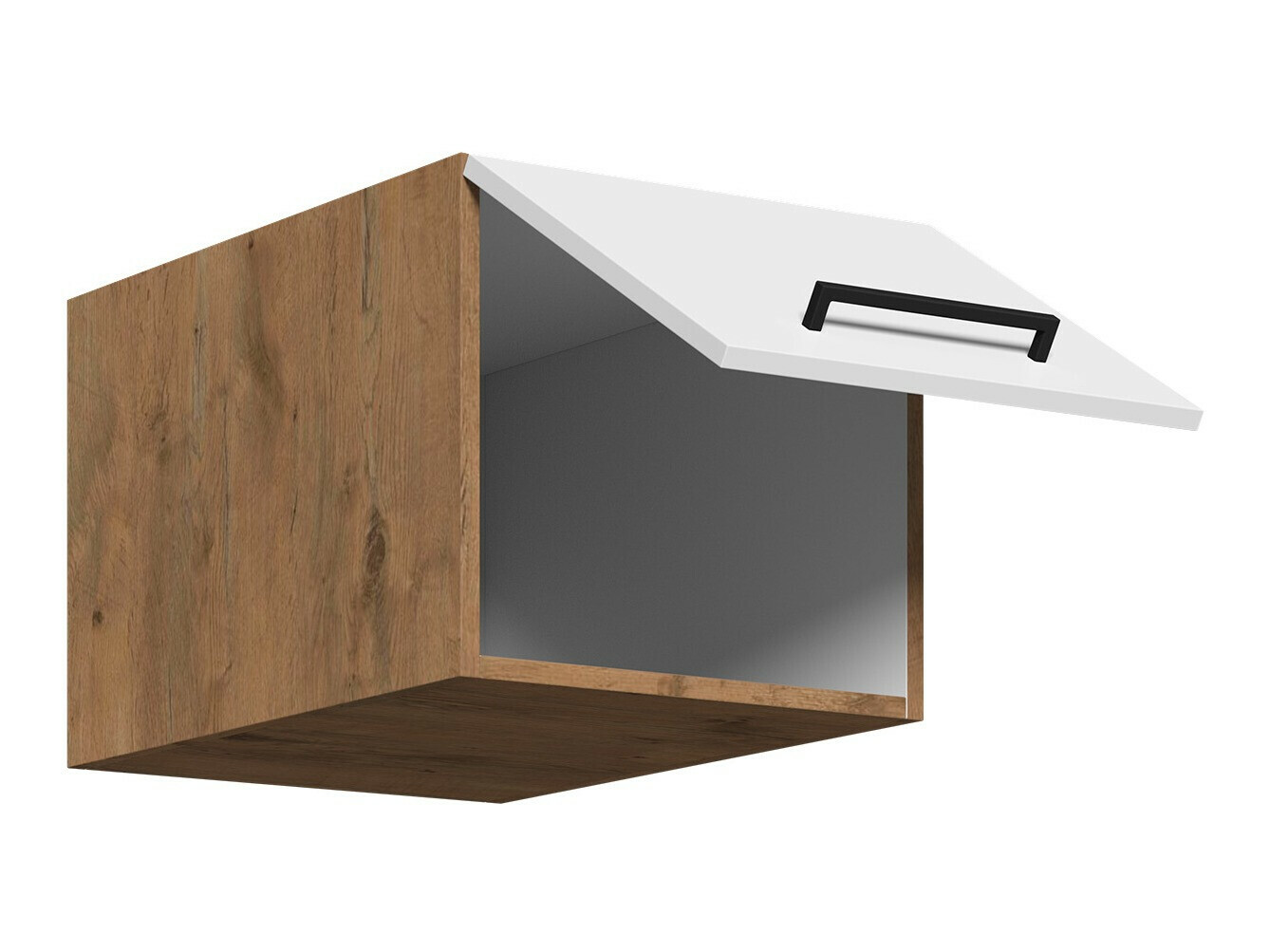 Armário modular suspenso Wood Dark 137