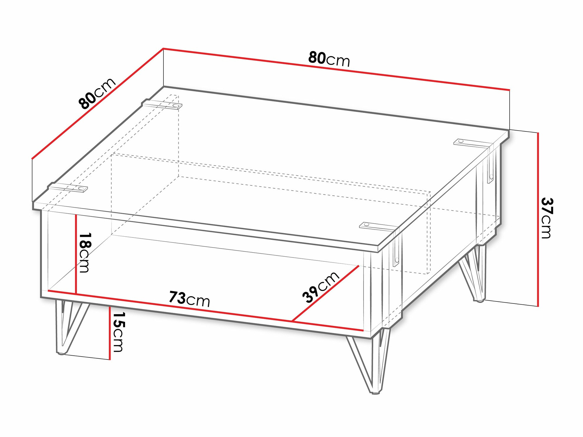Mesa de centro Domdele 111