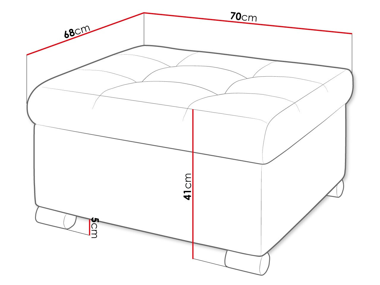 Pufe Comfivo Gemma (Baloo 2074)