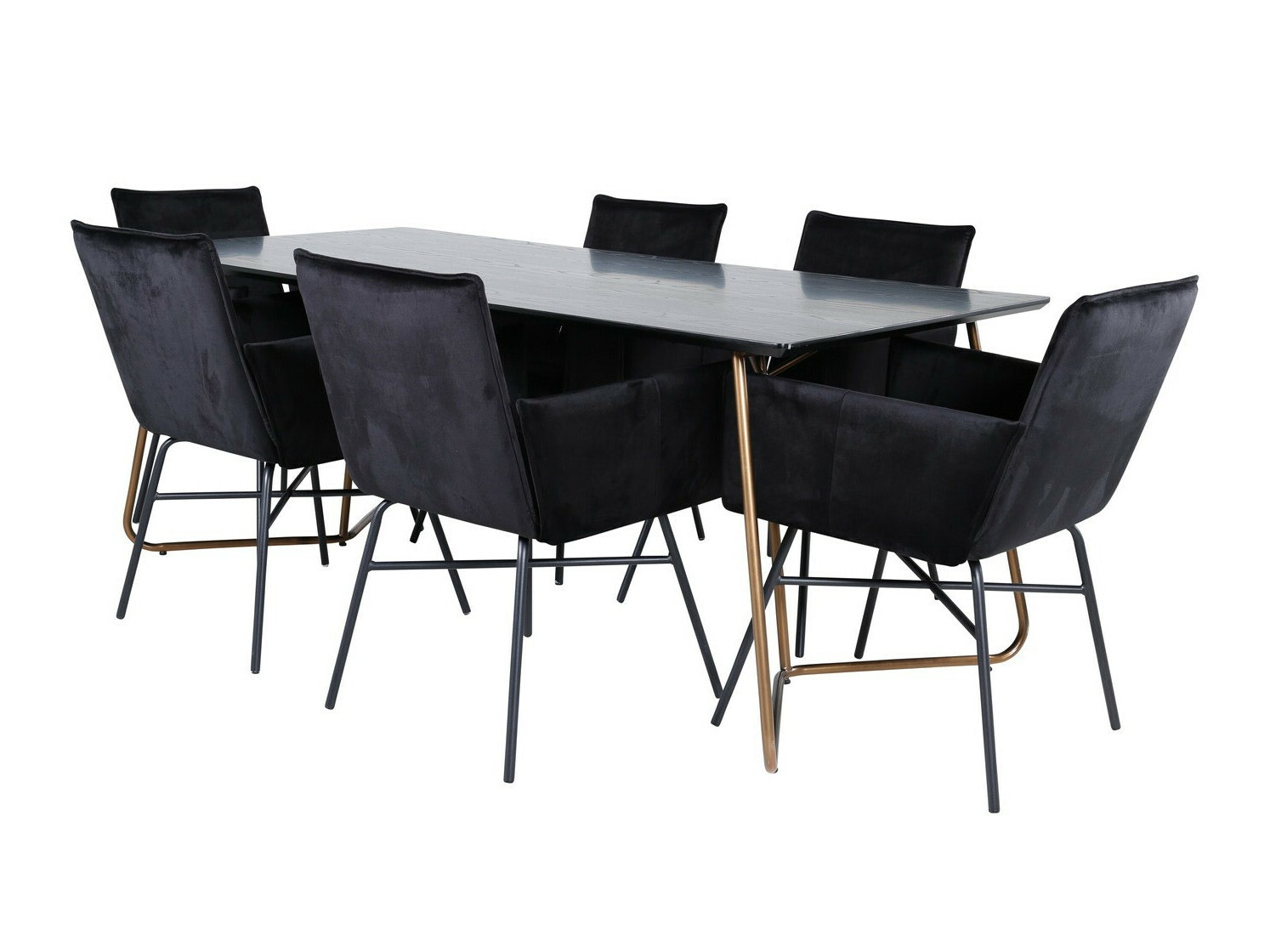 Conjunto para refeições Dallas 2718 (Preto)