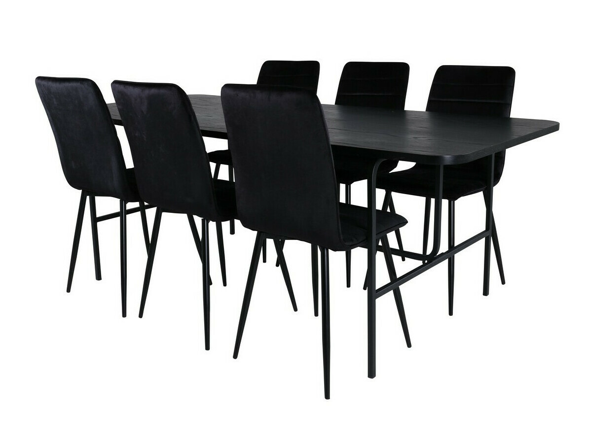Conjunto para refeições Dallas 2768 (Preto)