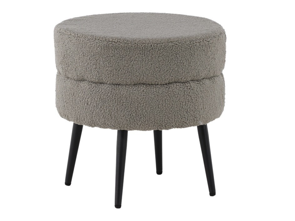 Pufe Dallas 2945 (Cinzento + Preto)