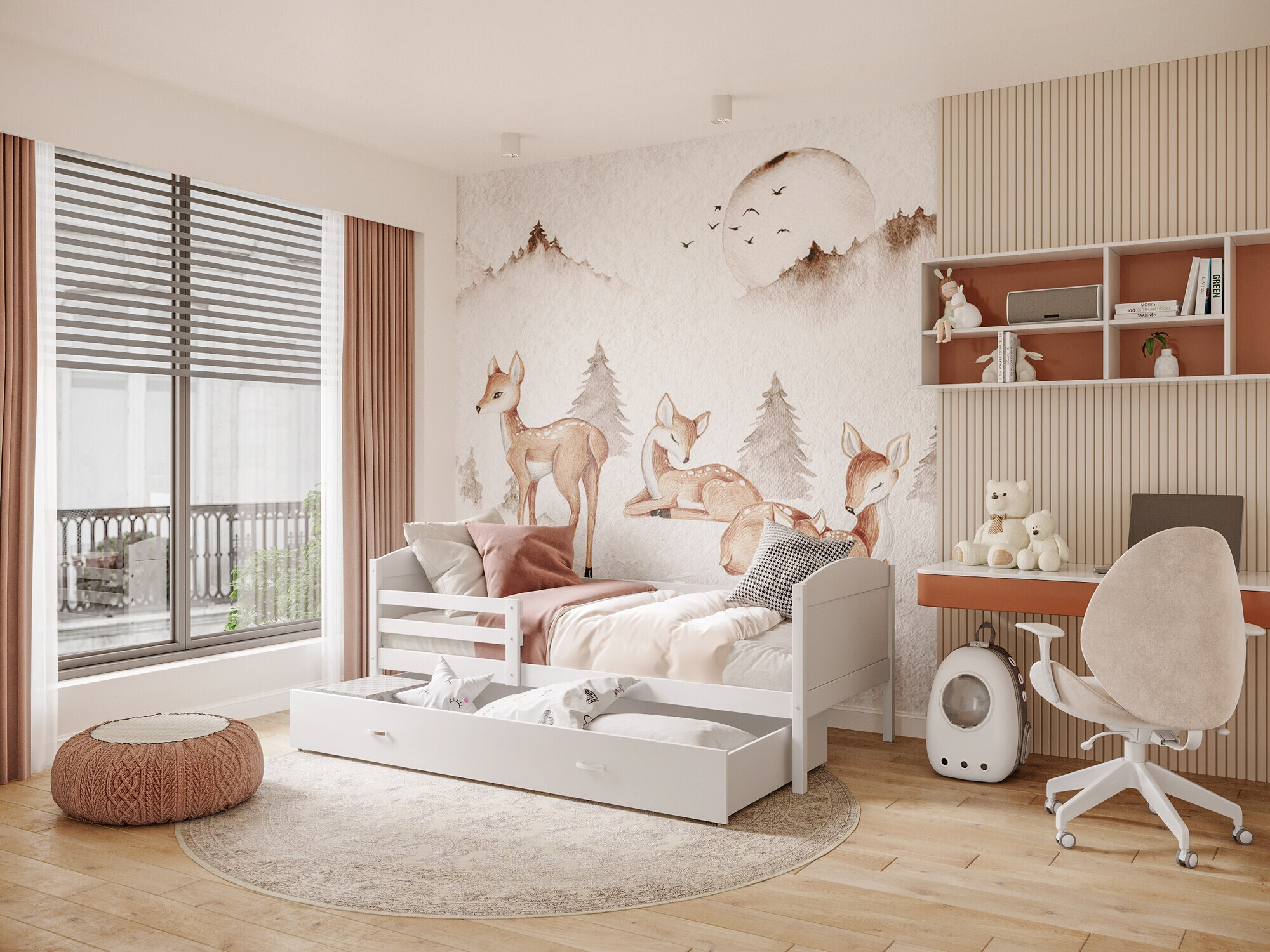 Cama Aurora 129 (Branco)