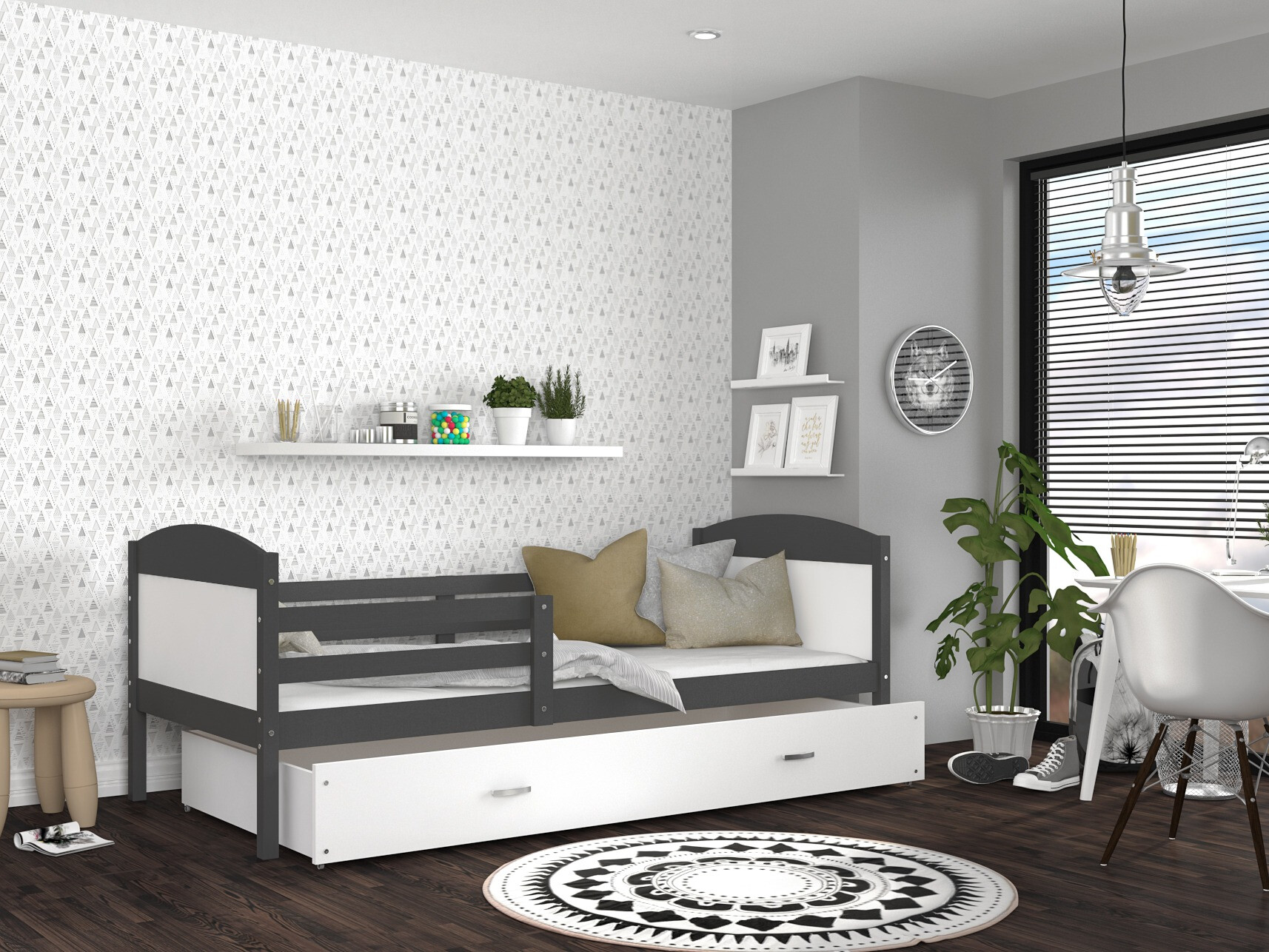 Cama Aurora 129 (Cinzento)