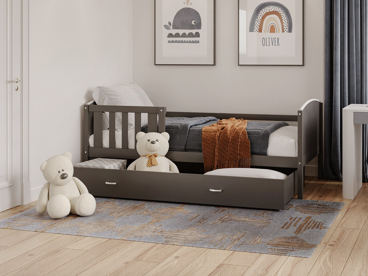 Cama Aurora 131 (Cinzento)