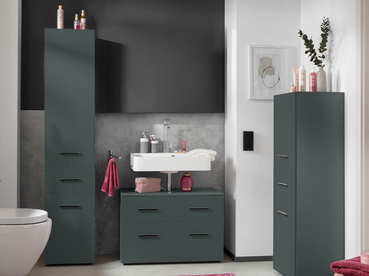 Conjunto para casa de banho Larlori 105 (Antracite)