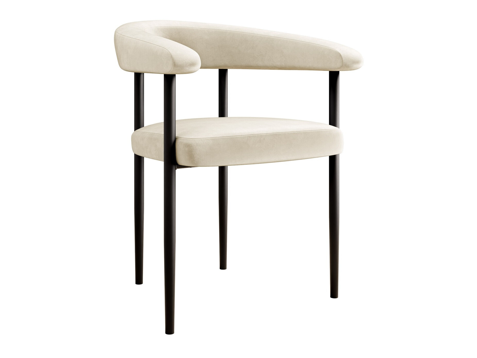 Cadeira Jackson 110 (Preto + Magic Velvet 2250)
