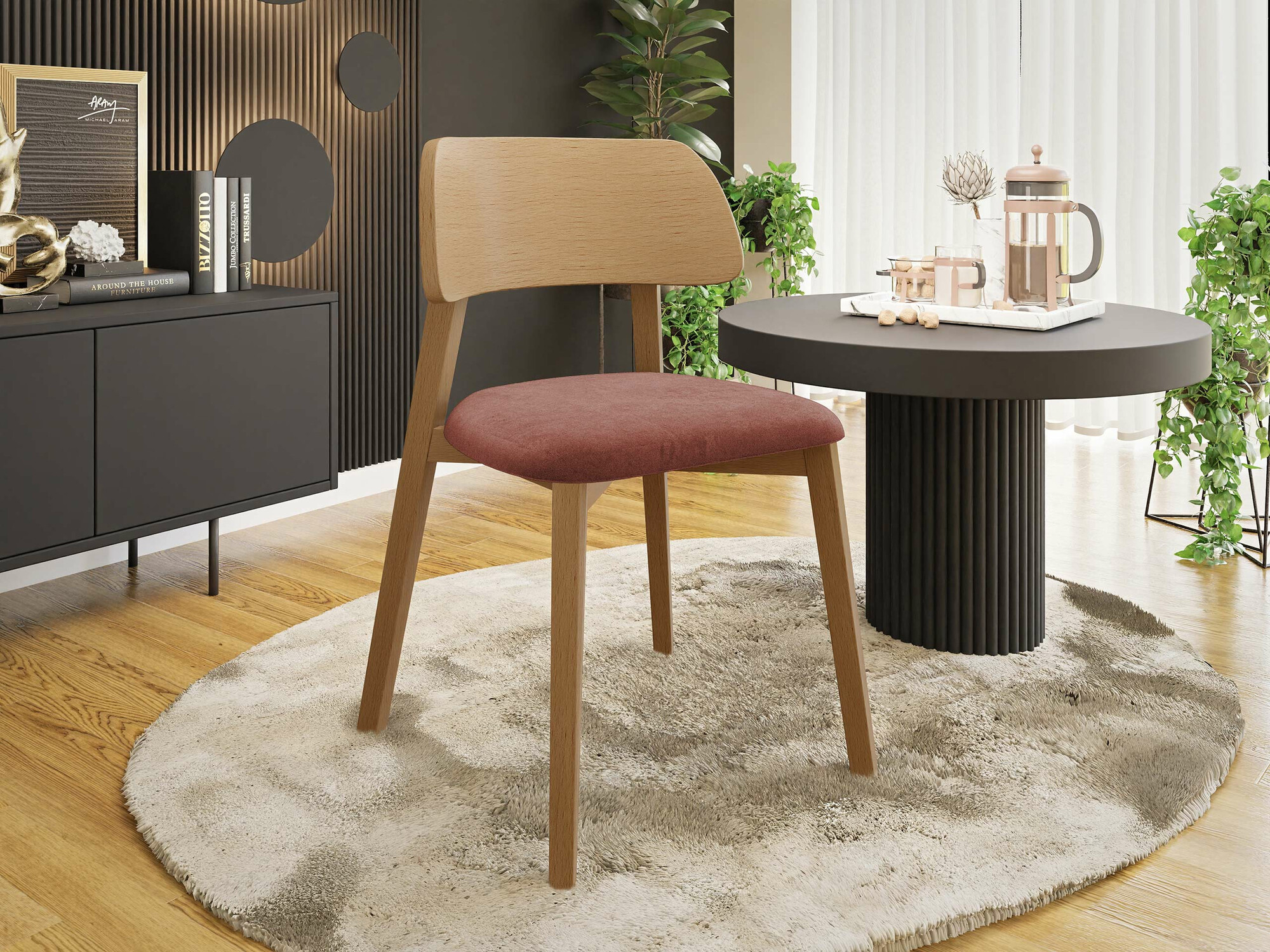 Cadeira Jackson 112 (Madeira clara)