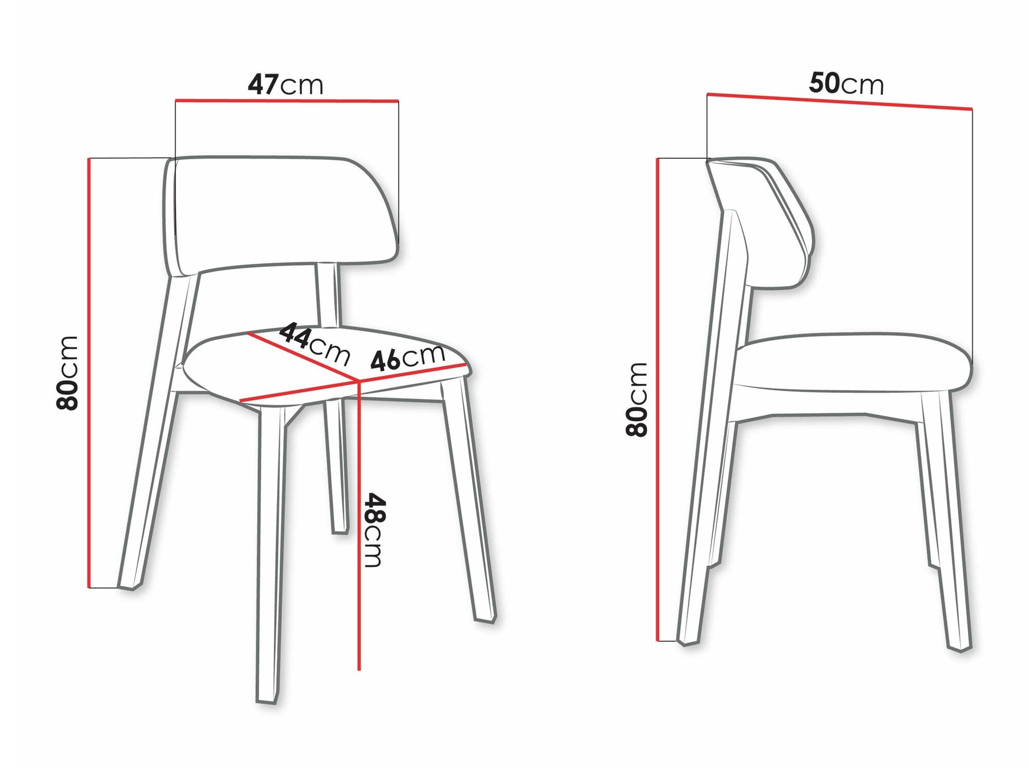 Cadeira Jackson 112 (Madeira clara)