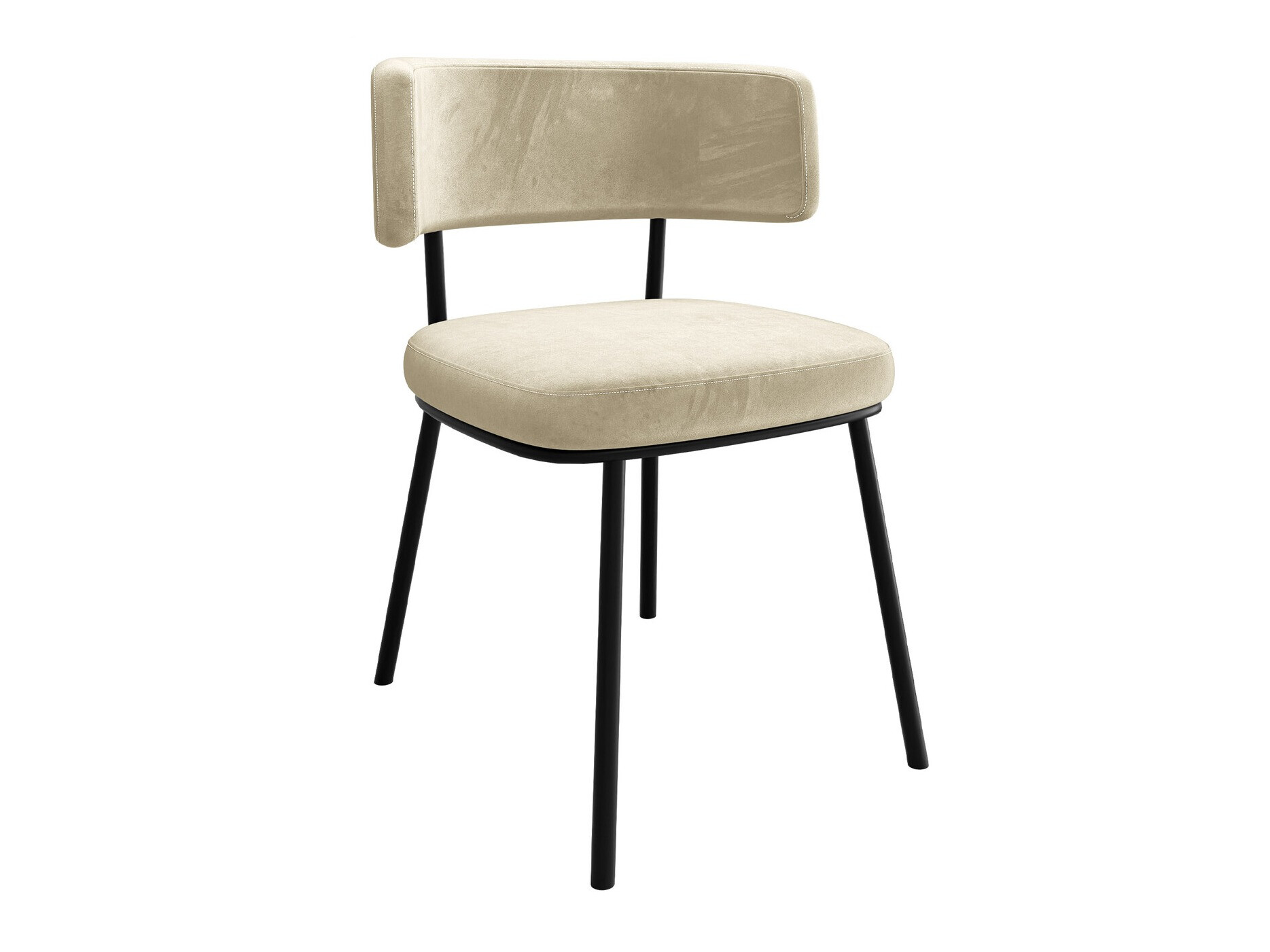 Cadeira Jackson 114 (Preto + Magic Velvet 2250)