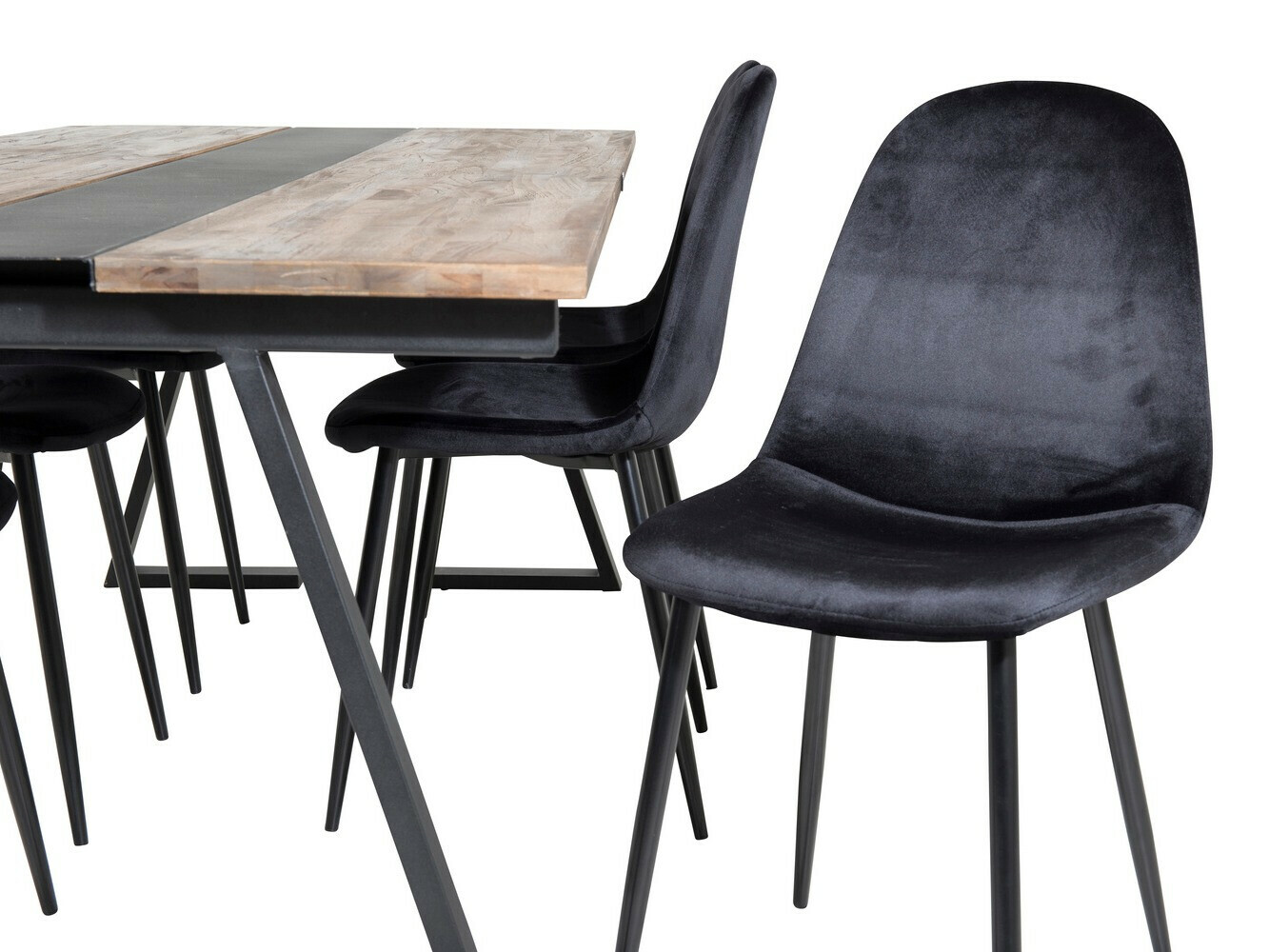 Conjunto para refeições Dallas 1949 (Preto)