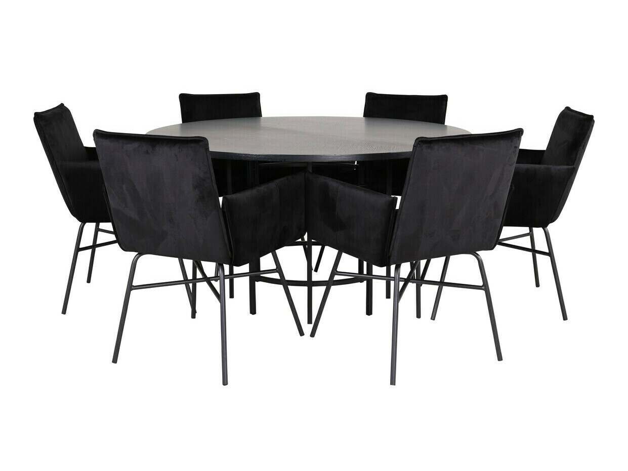 Conjunto para refeições Dallas 2391 (Preto)