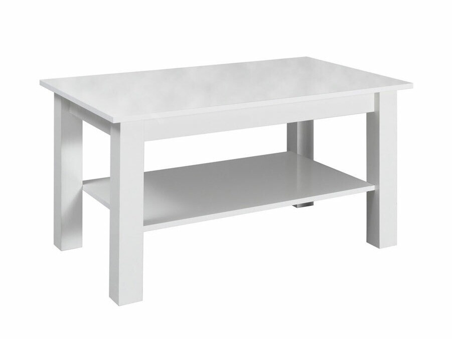 Mesa de centro Murrieta 114 (Branco brilhante)