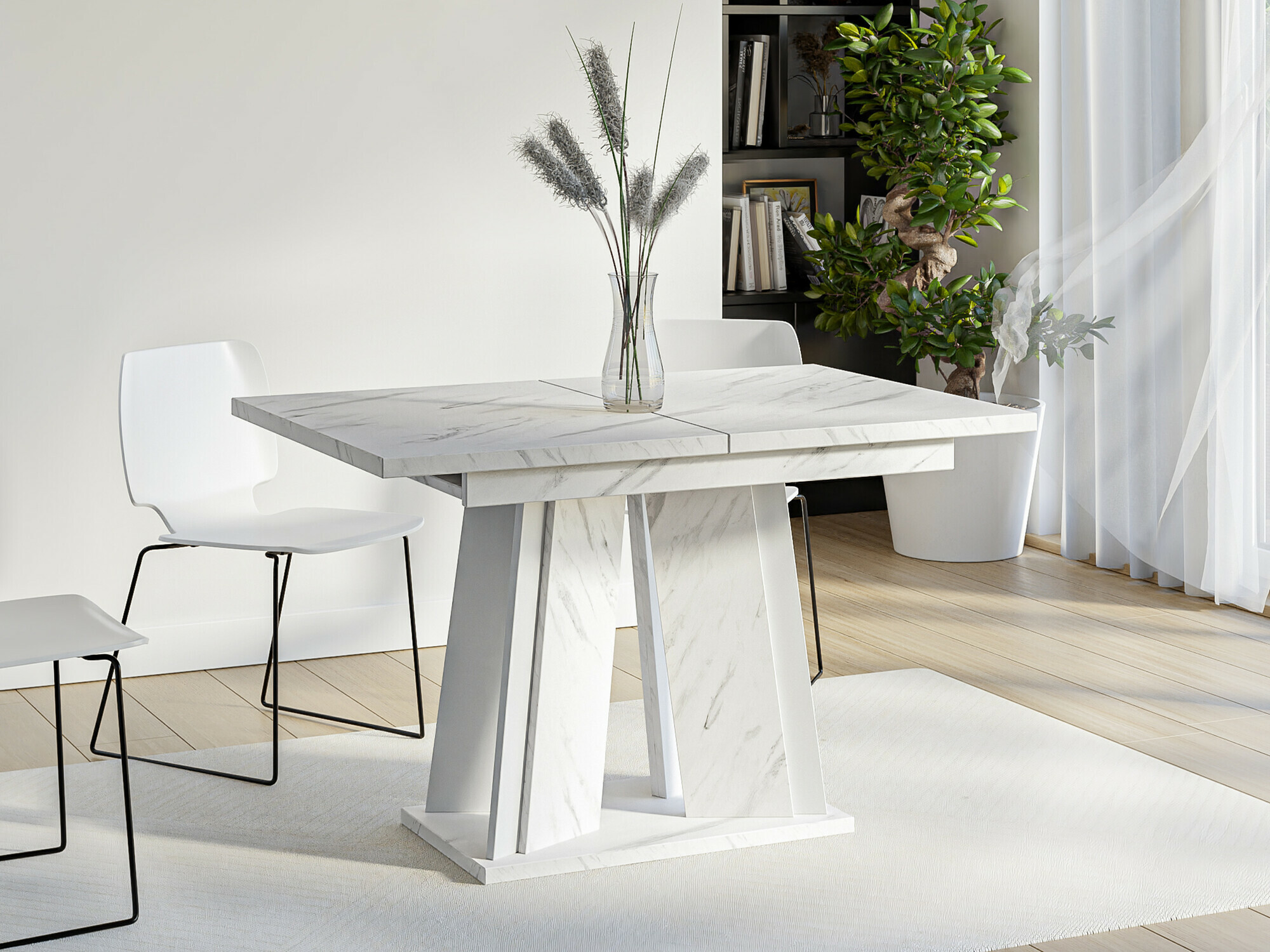 Mesa Goodyear 129 (Marmore branco)