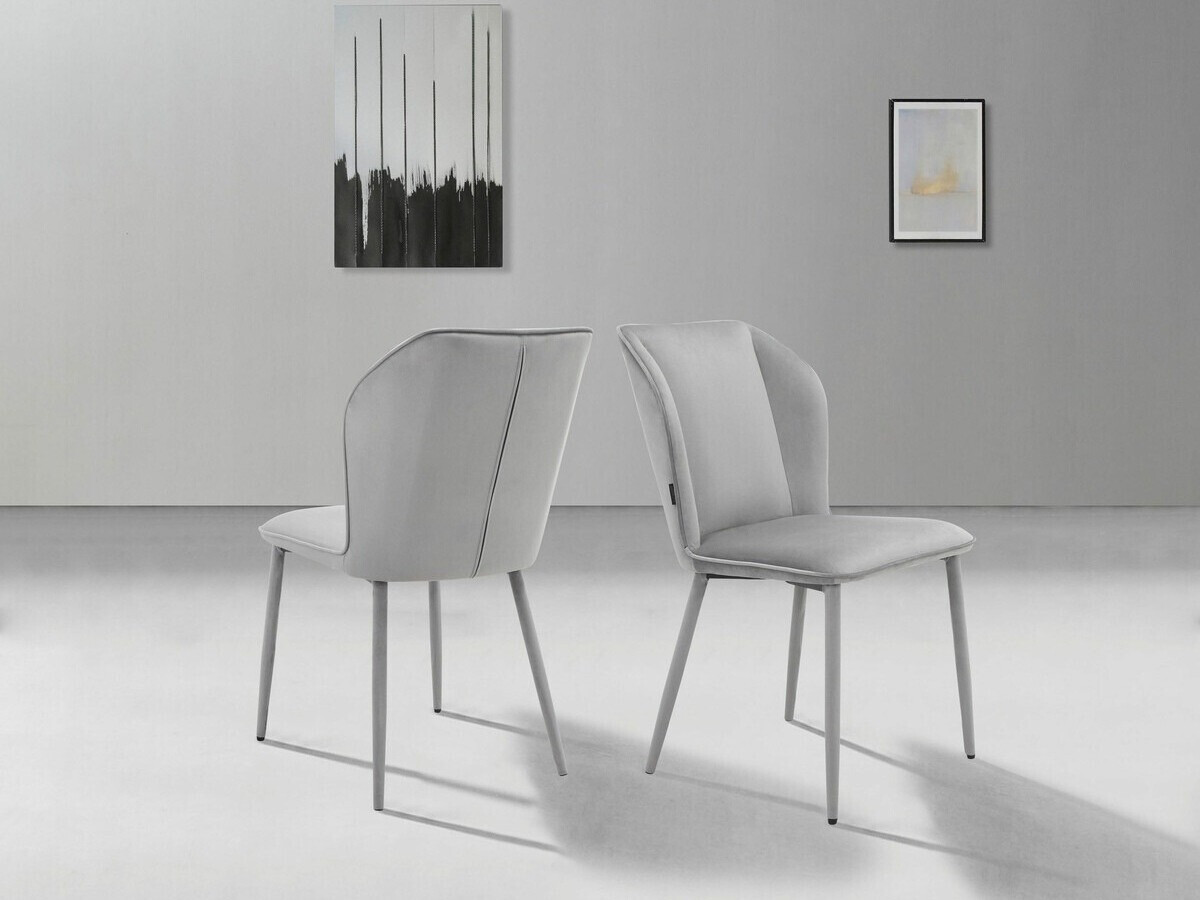 Conjunto de cadeiras Denton 1090 (Cinzento)