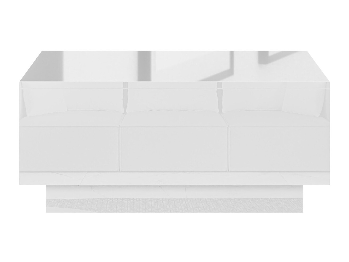 Mesa de centro Goodyear 134 (Branco brilhante)