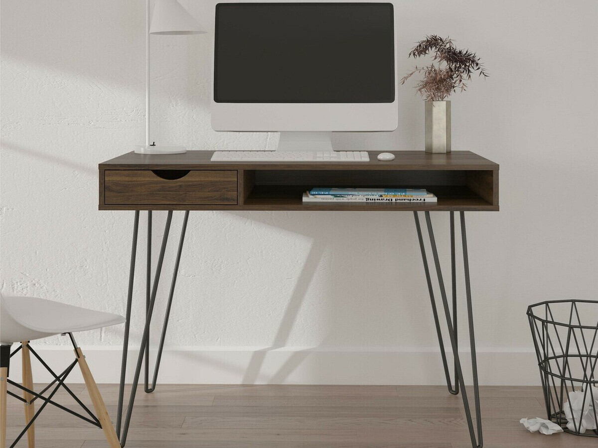 Mesa de escritório Novogratz 148 (Nogueira)