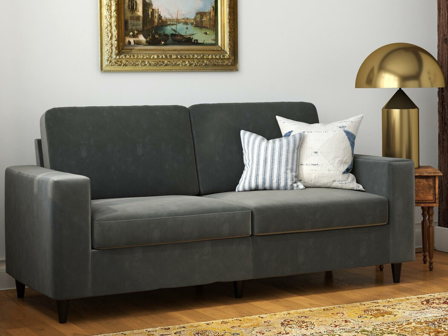 Sofá Tulsa 444 (Cinzento)