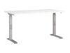 Mesa de escritório Sacramento 419 (Branco + Prata)