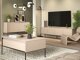 Conjunto para sala de estar Fernolu 112 (Bege + Preto)