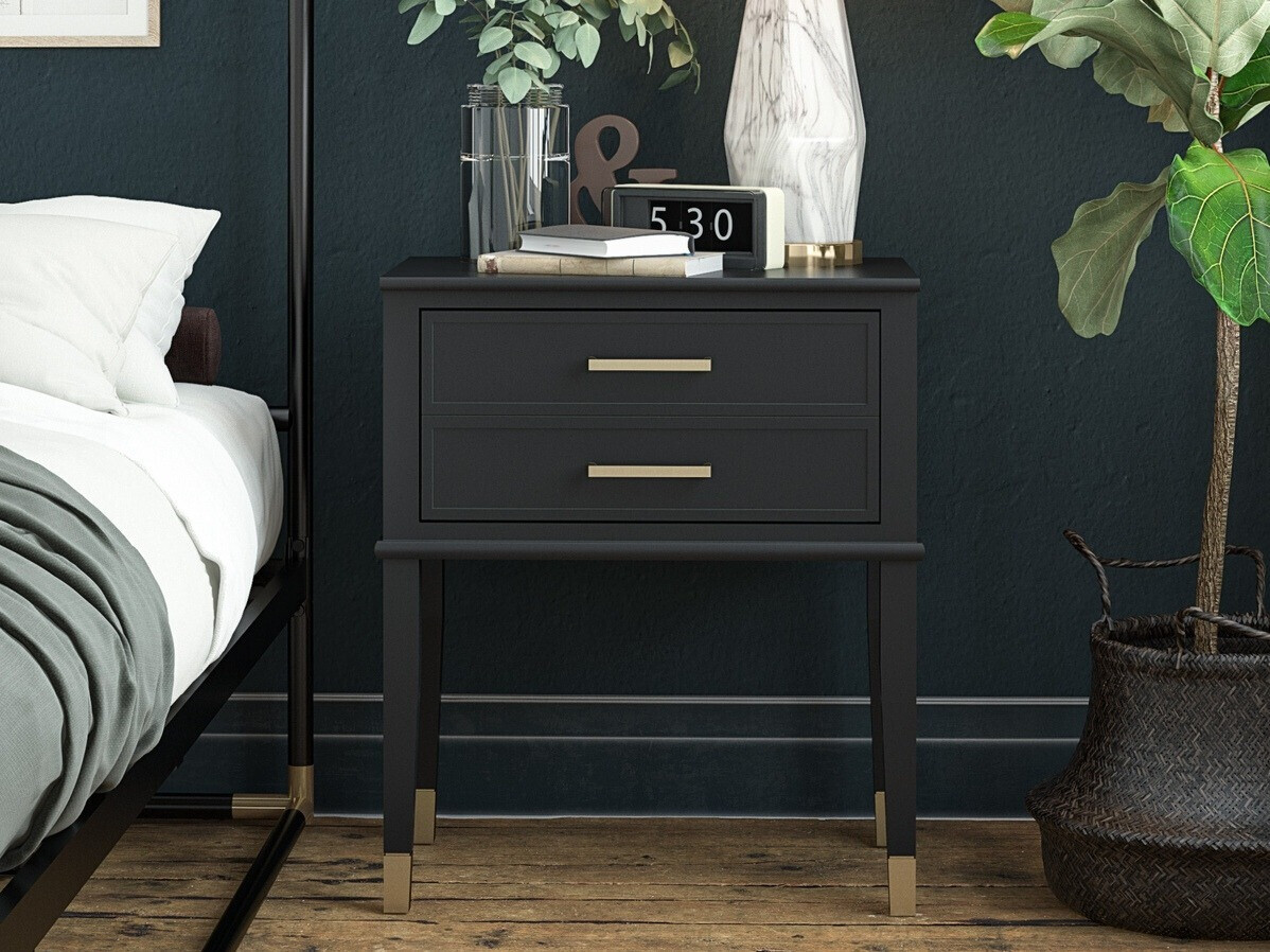 Mesa de cabeceira CosmoLiving by Cosmopolitan Belromu 104 (Preto)
