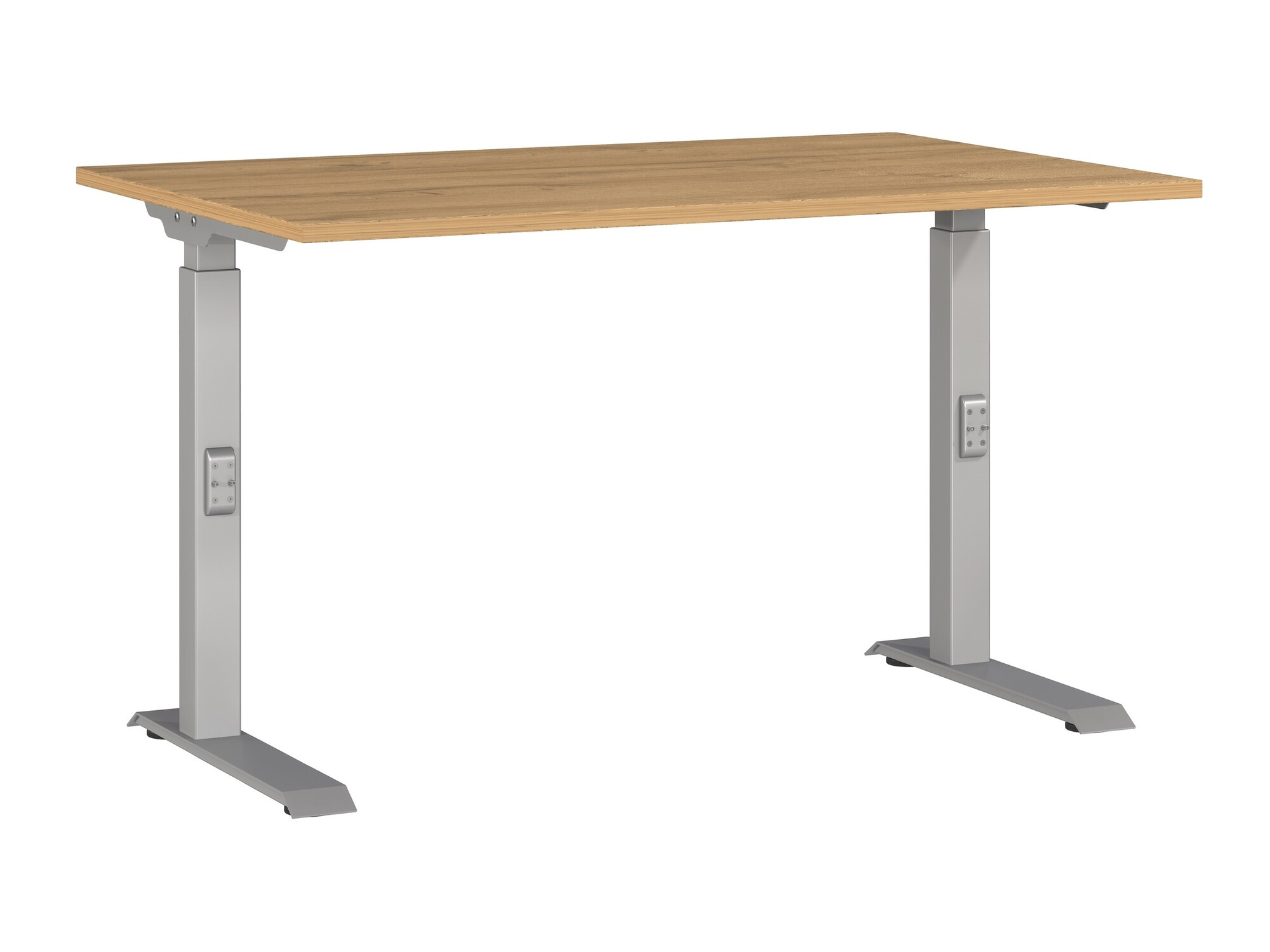 Mesa de escritório Sacramento 420 (Carvalho Grandson + Prateado)