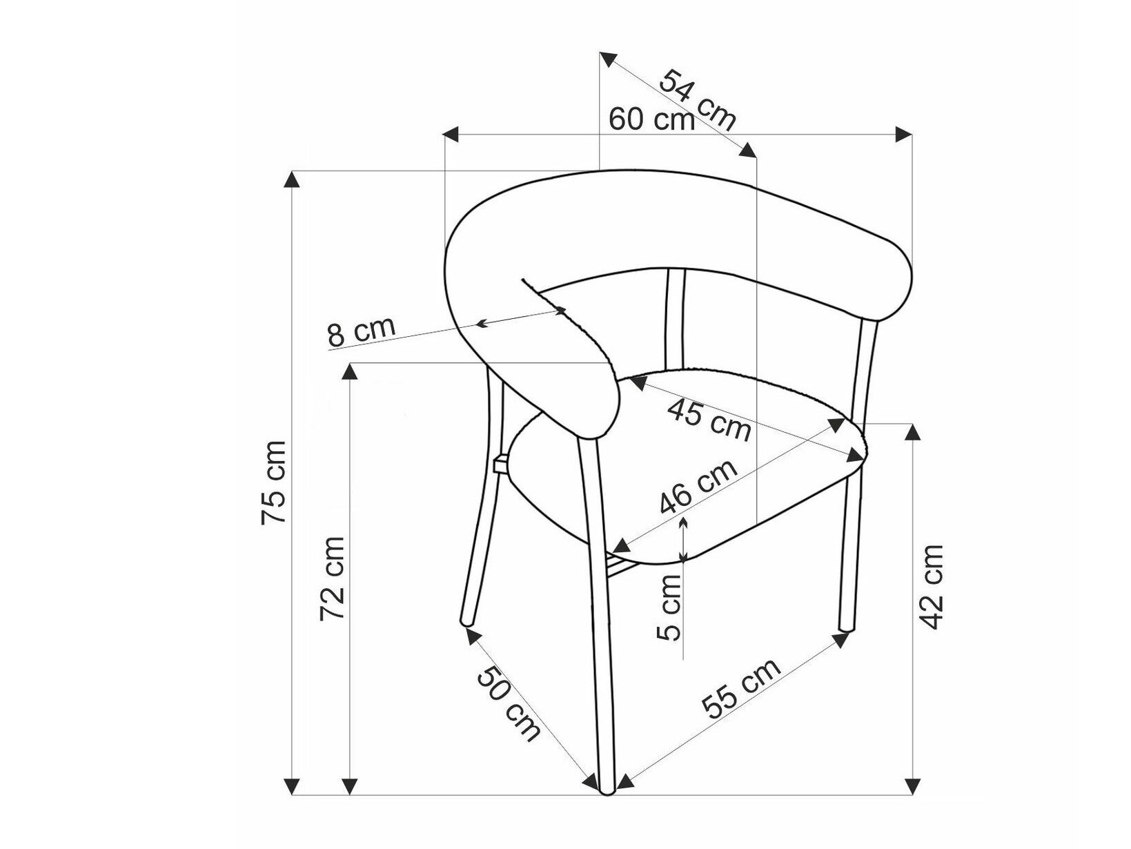 Cadeira Houston 1796
