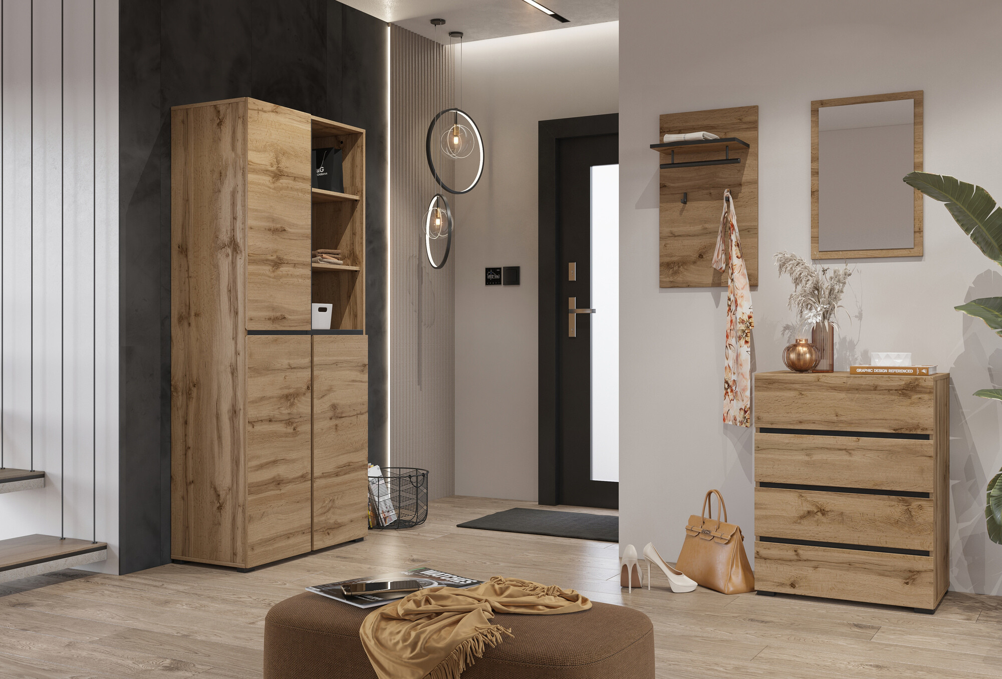 Cómoda Alfere 111 (Carvalho wotan)