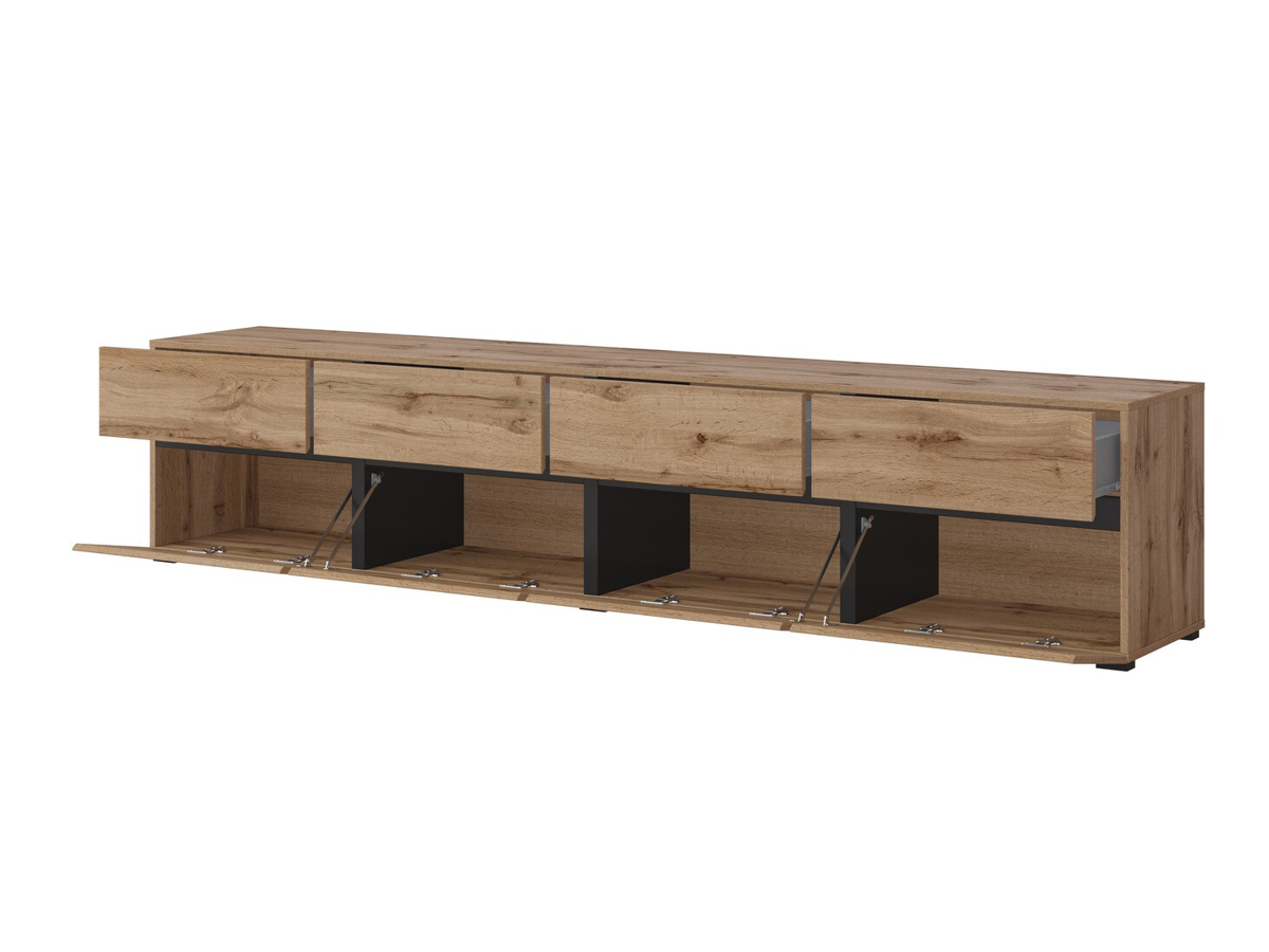 Conjunto para sala de estar Alfere 117 (Carvalho wotan)