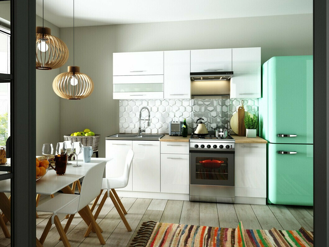 Armário modular suspenso Tiffa White 131