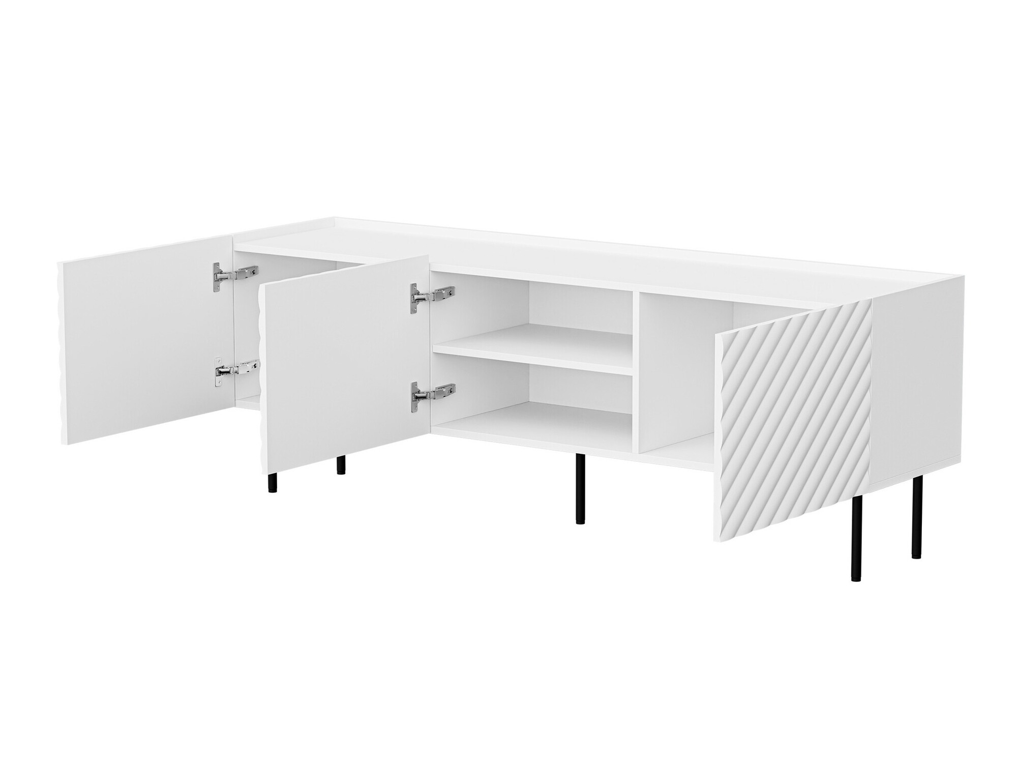 Conjunto para sala de estar Sillen (Preto)