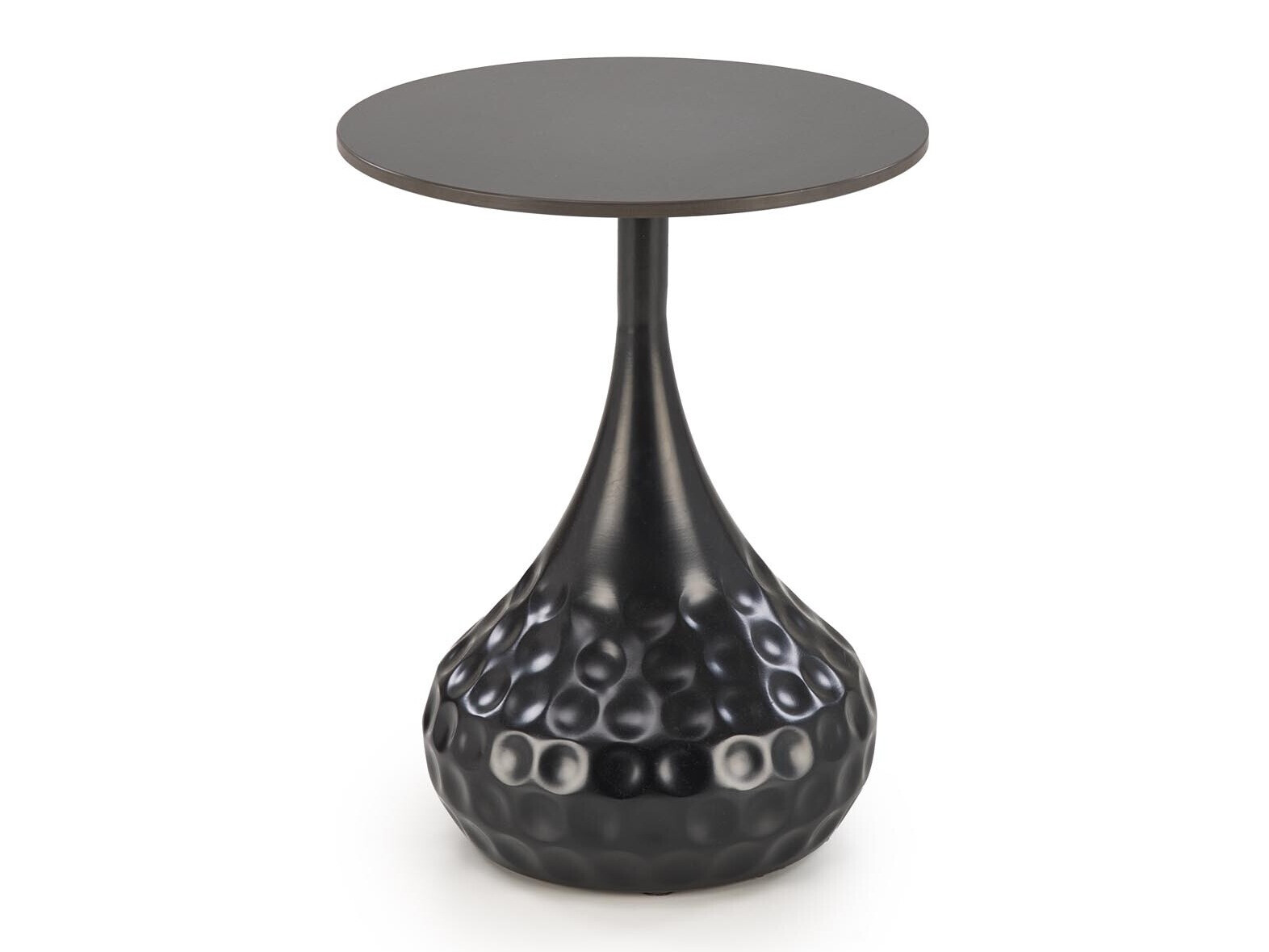 Mesa de apoio Houston 1807 (Preto + Mármore preto)