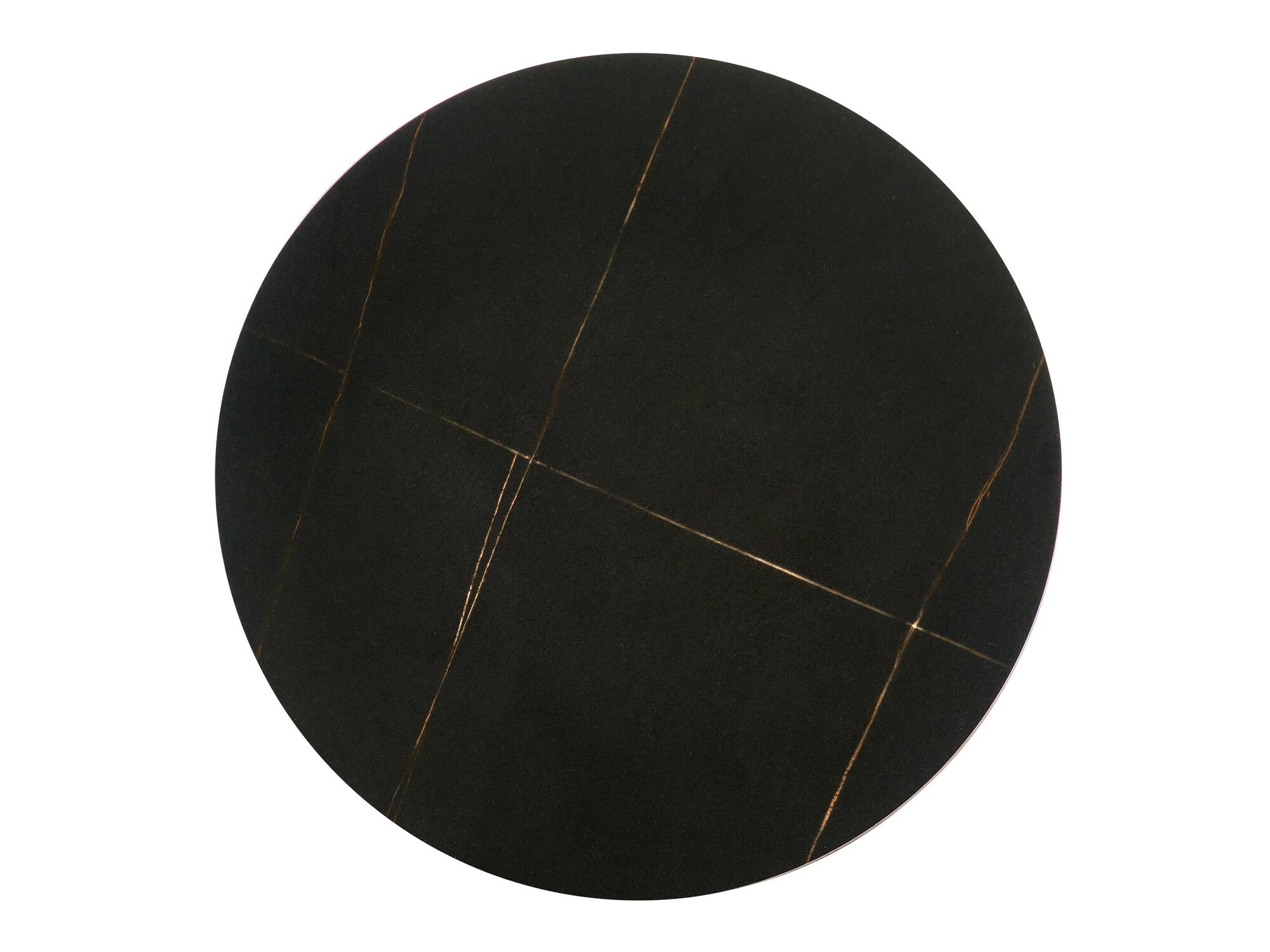 Mesa de apoio Houston 1807 (Preto + Mármore preto)