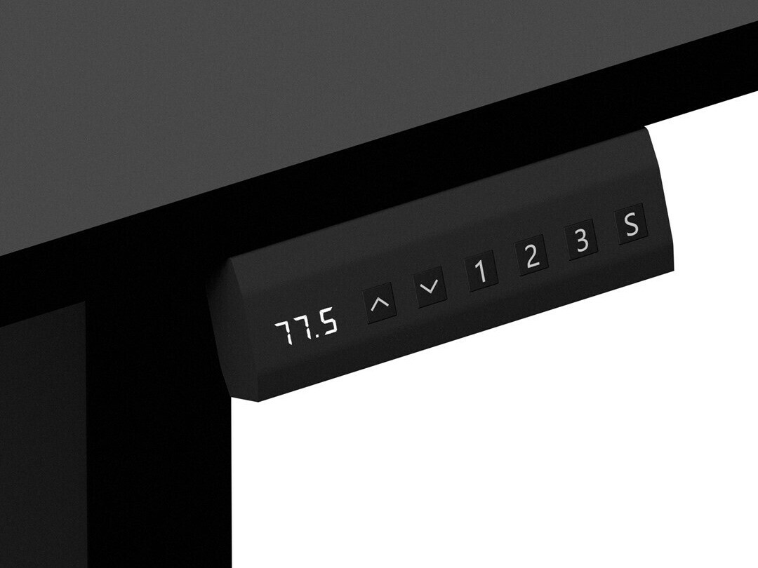 Secretária de trabalho com altura ajustável Lodi 103 (Preto)