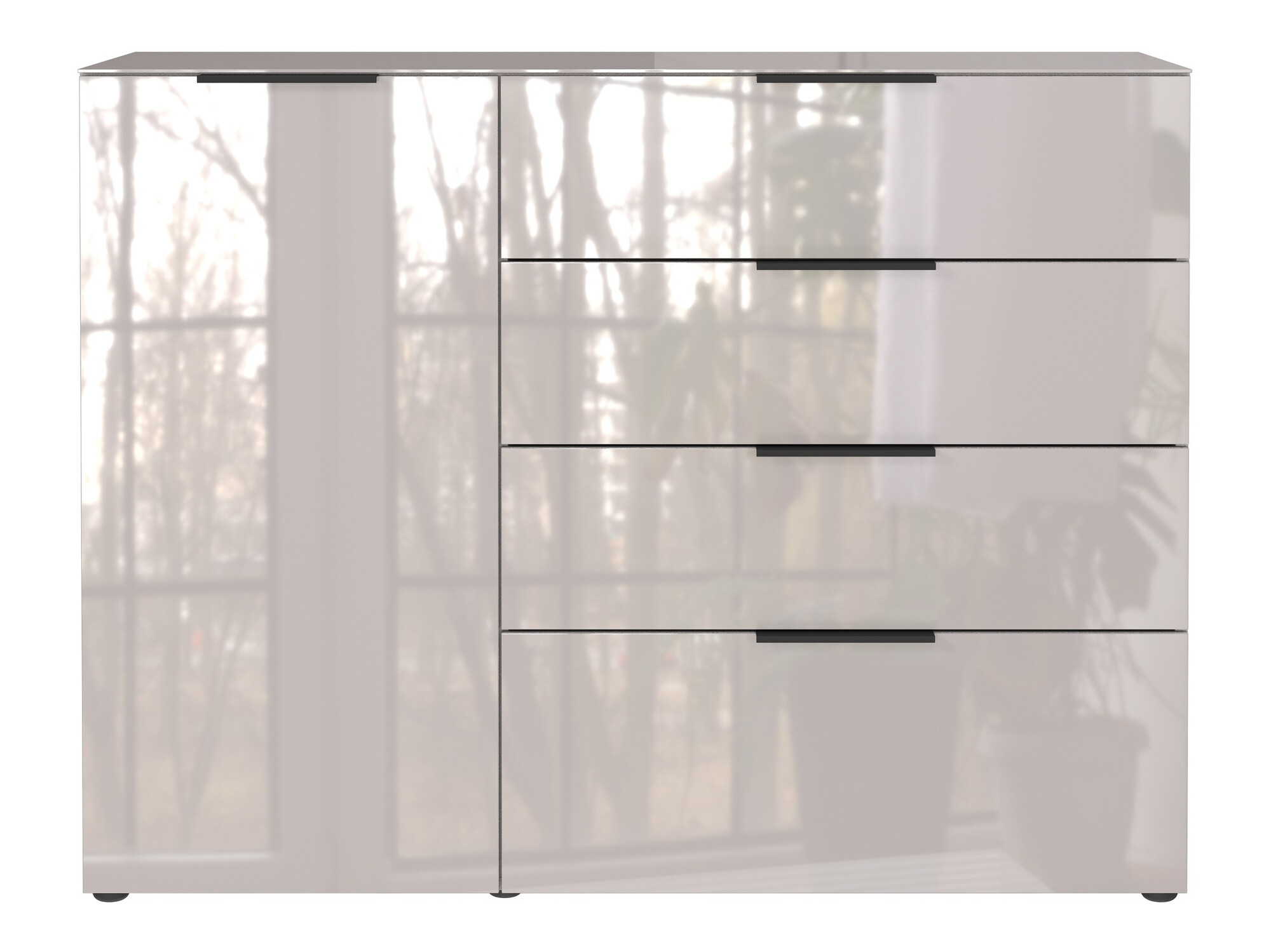 Cómoda Sacramento 300 (Creme + Creme brilhante)