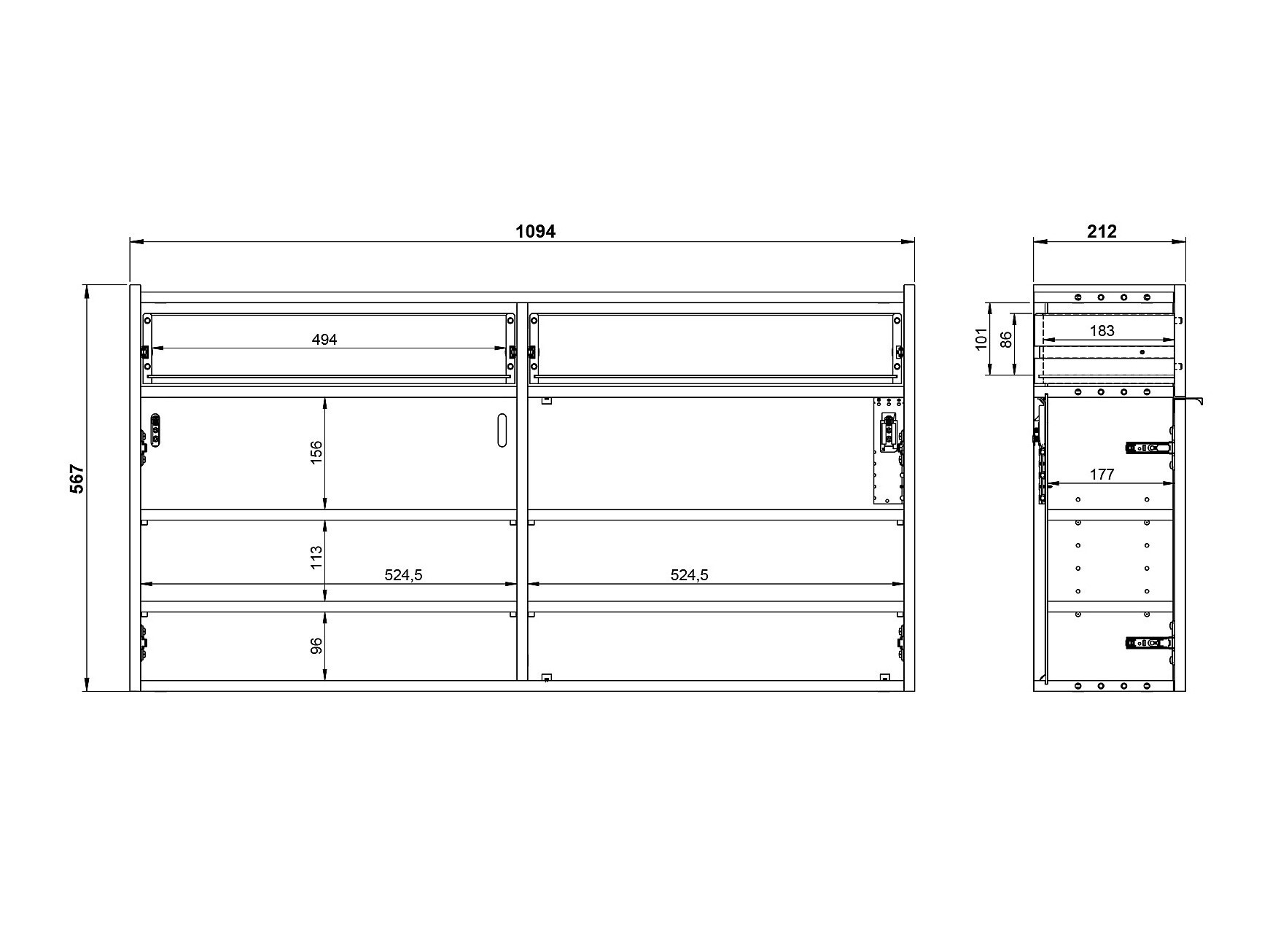 Sapateira Cirsale 102 (Verde empoeirado + Navarra carvalho)