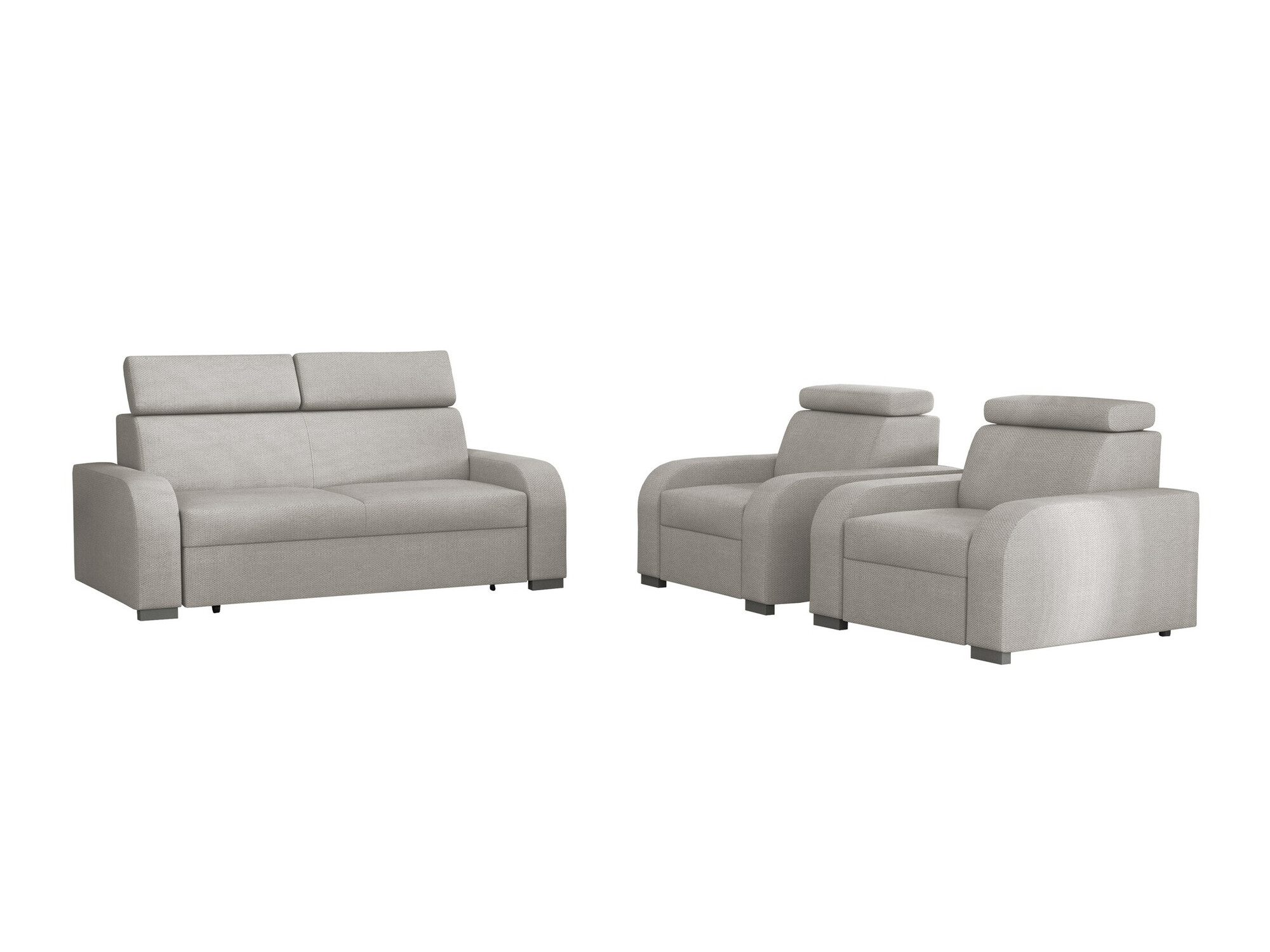 Conjunto de mobiliário com estofo Ovos (Crown 16)