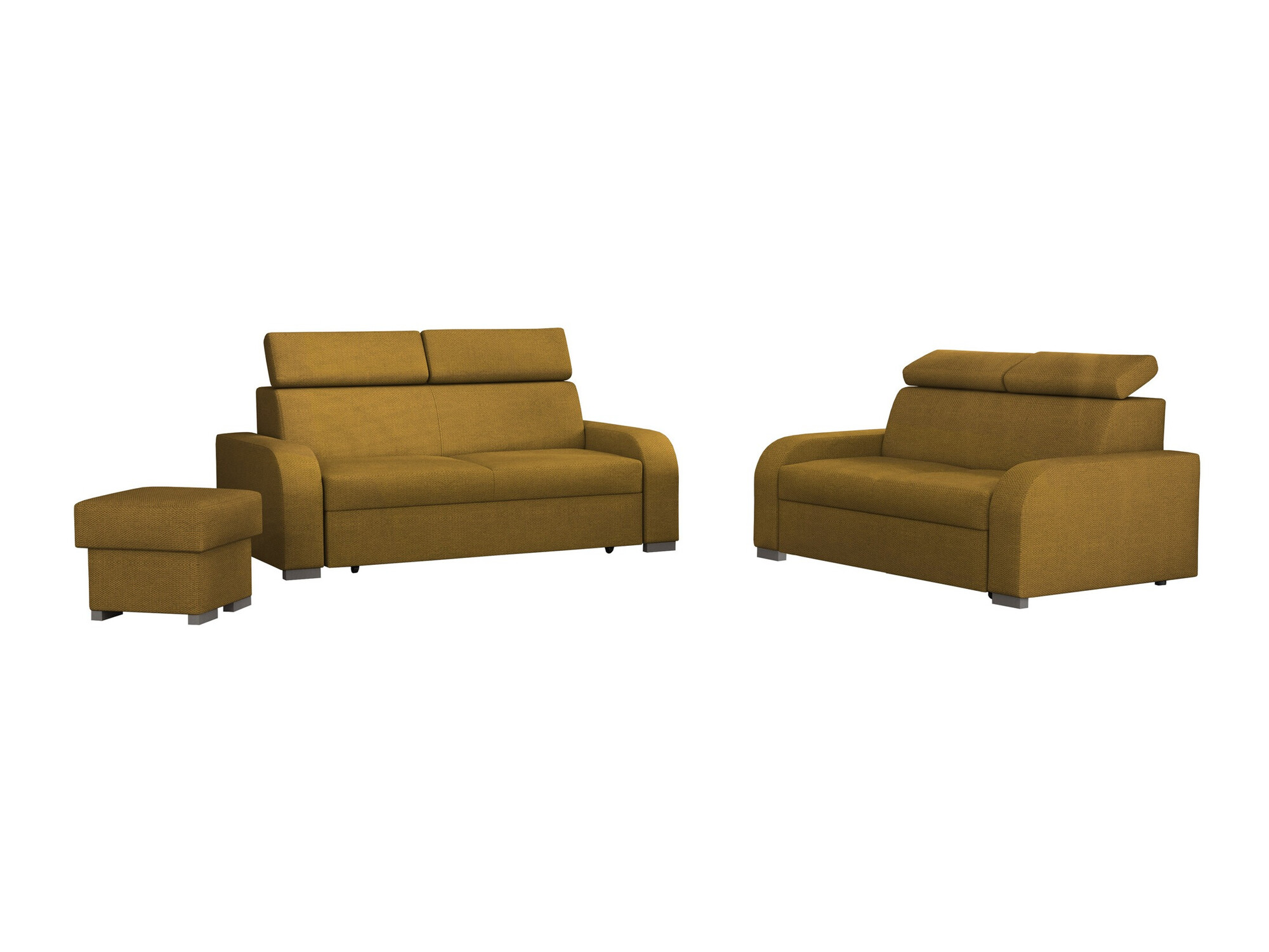 Conjunto de mobiliário com estofo Ovos I (Crown 10)