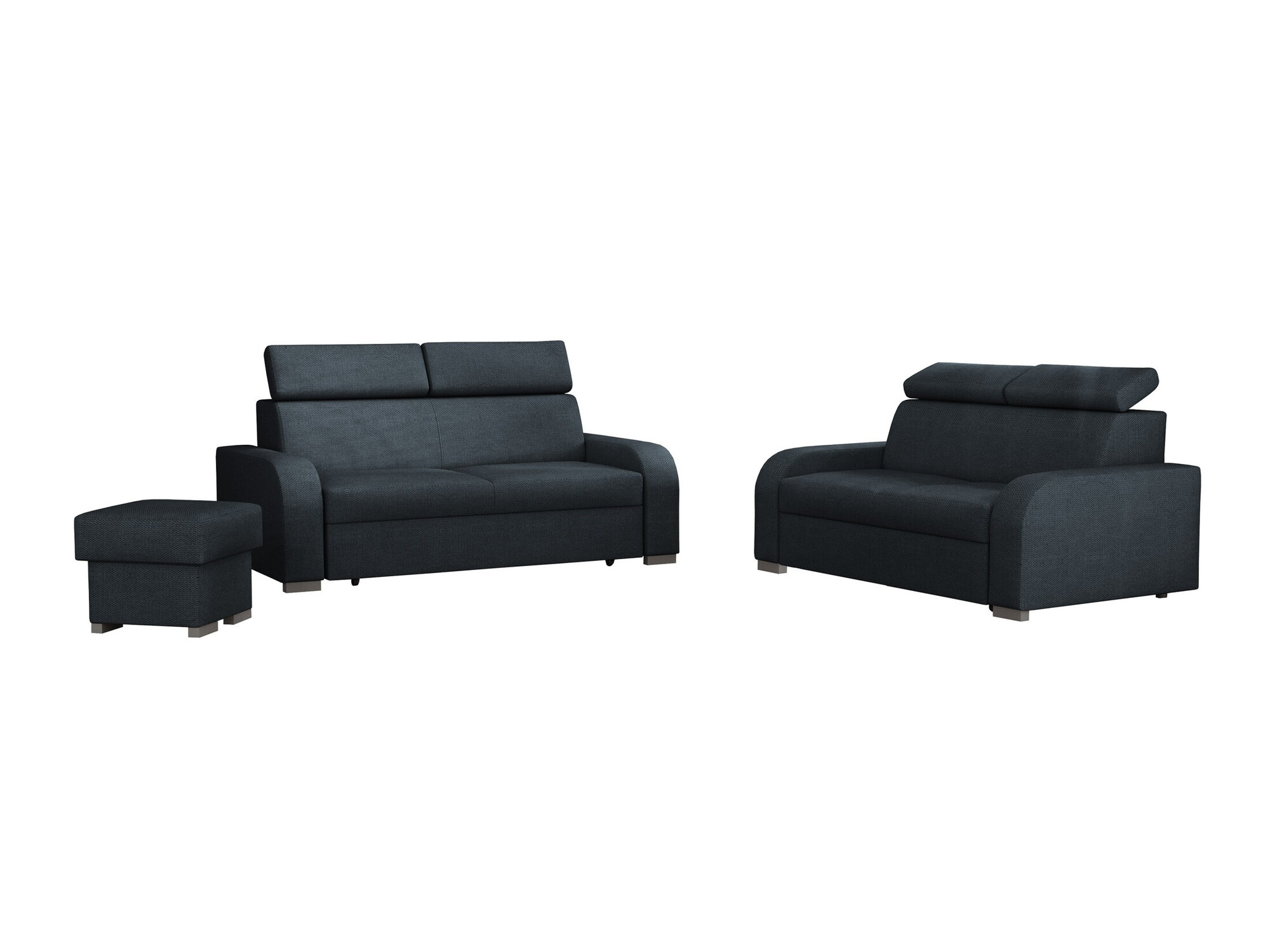 Conjunto de mobiliário com estofo Ovos I (Crown 15)