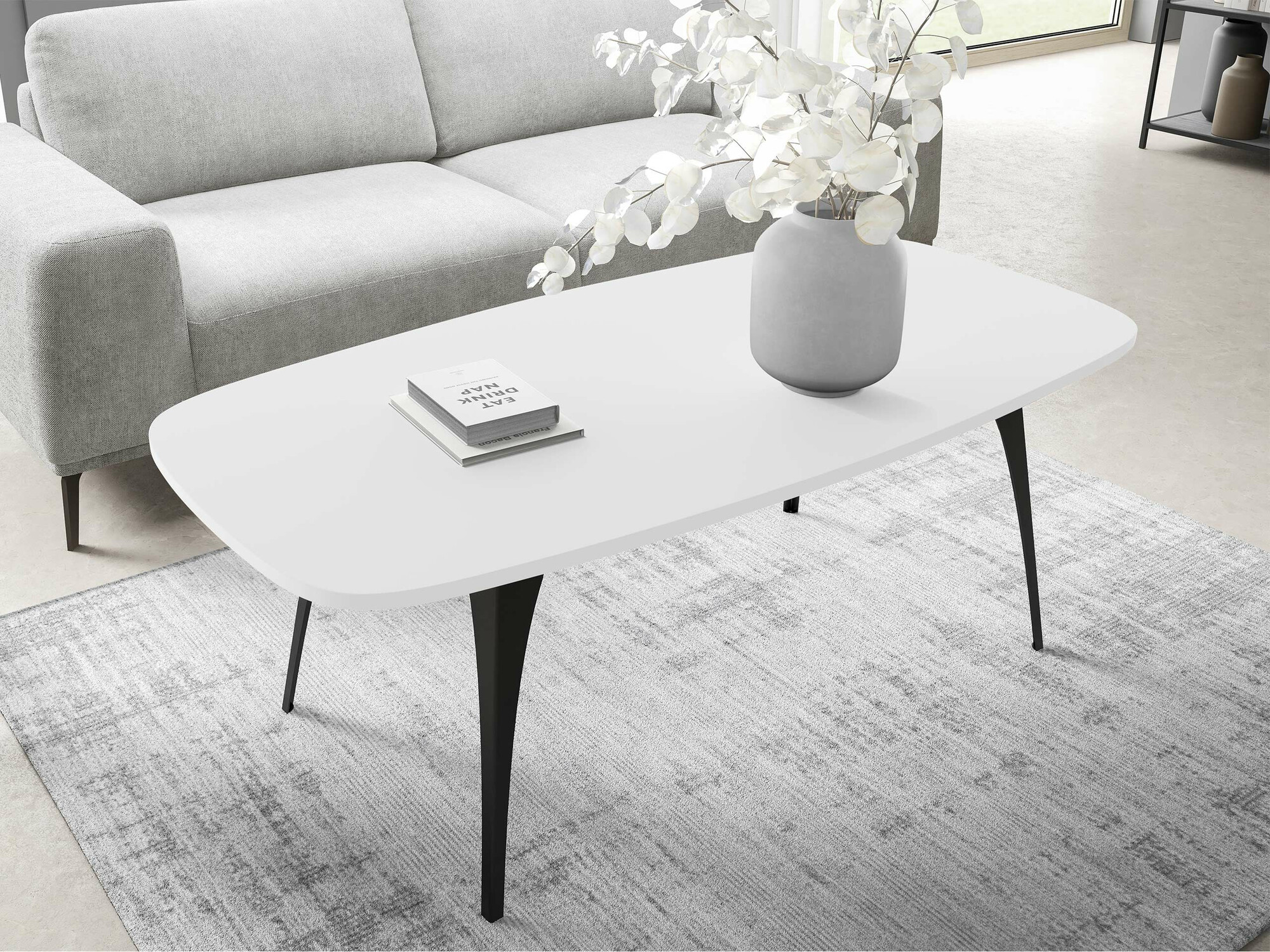 Mesa de centro Oswego 125 (Branco)