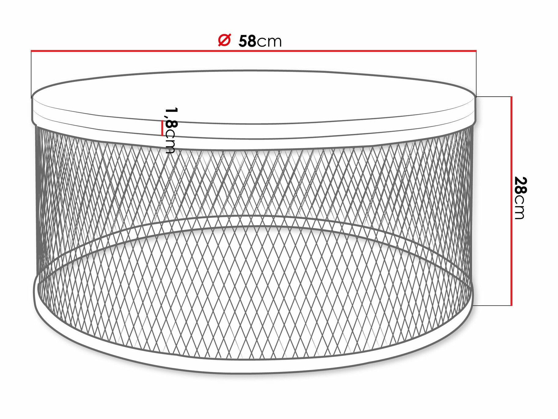 Mesa para revistas Oswego 127 (Craft de carvalho dourado)