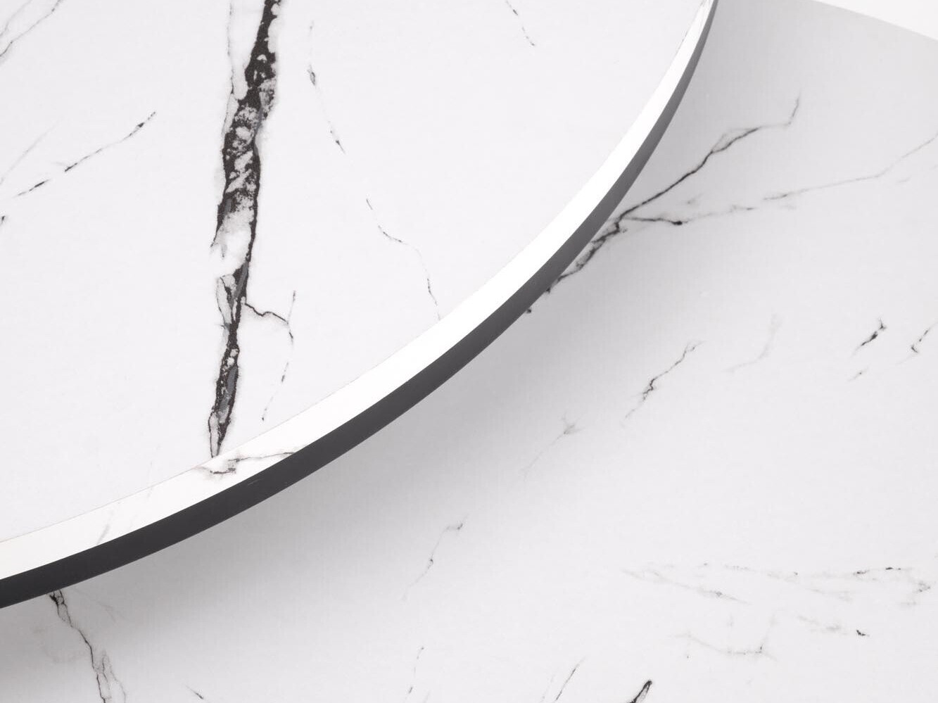 Conjunto de mesa de centro Houston 1832 (Marmore branco)