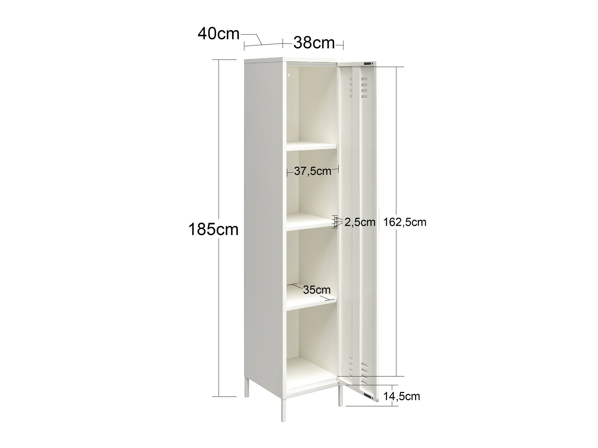 Estante Ophfere 103 (Preto)