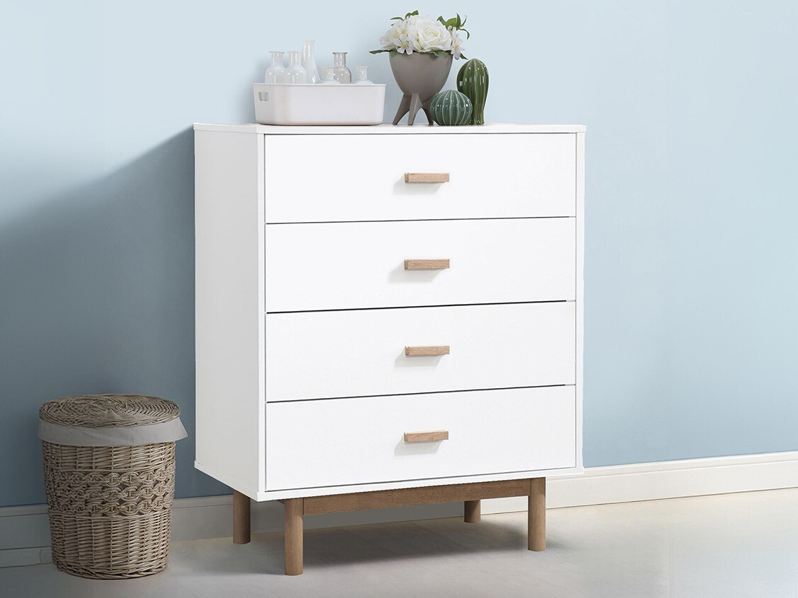 Cómoda Nolcalu 103 (Branco + Carvalho)